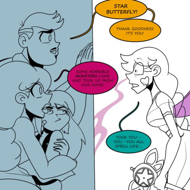 Thicc-verse Star VS The Forces Of Evil (Chillguydraws)