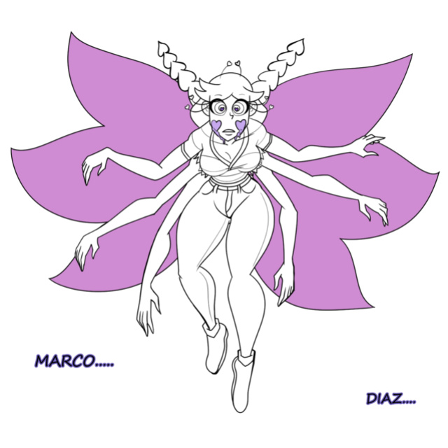Thicc-verse Star VS The Forces Of Evil (Chillguydraws)