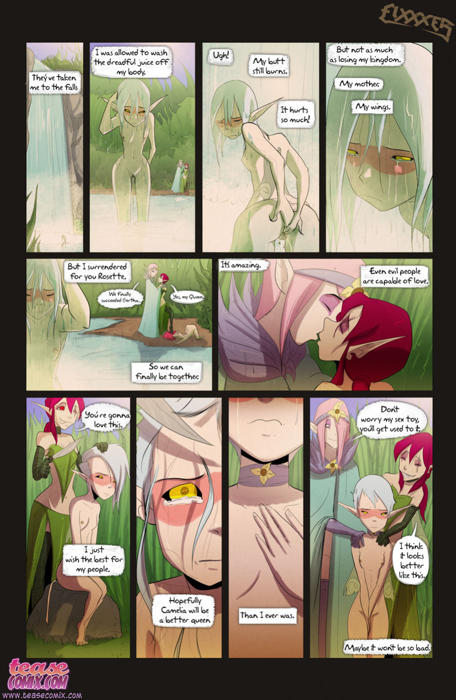 [TeaseComix (Fixxxer)] Aethel #2