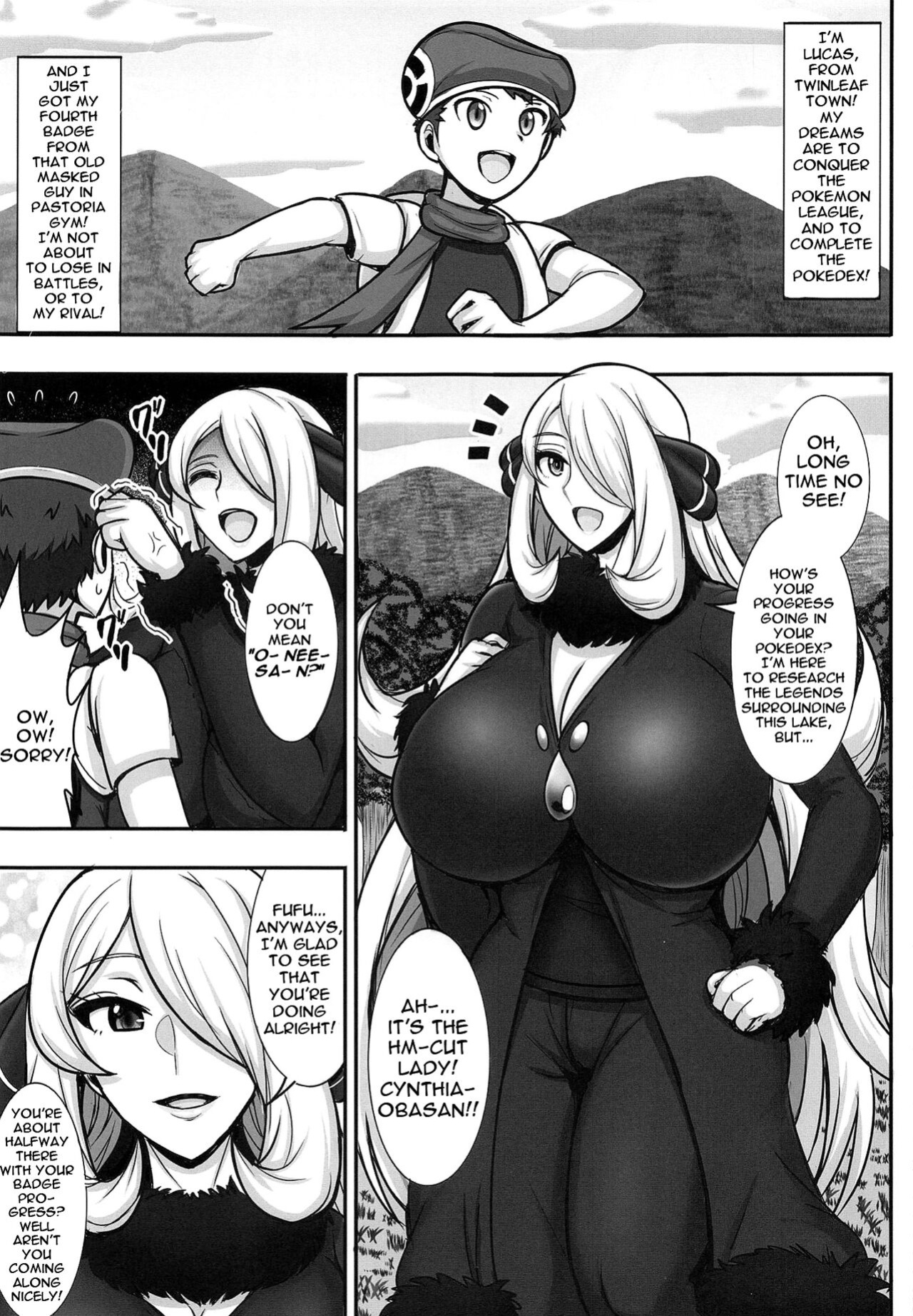(C99) [Yuasa Rengou (Jean Louis)] Shirona-san to Ofuro de... | Doing It With Cynthia-san In The Bath... (Pokémon Diamond and Pearl)