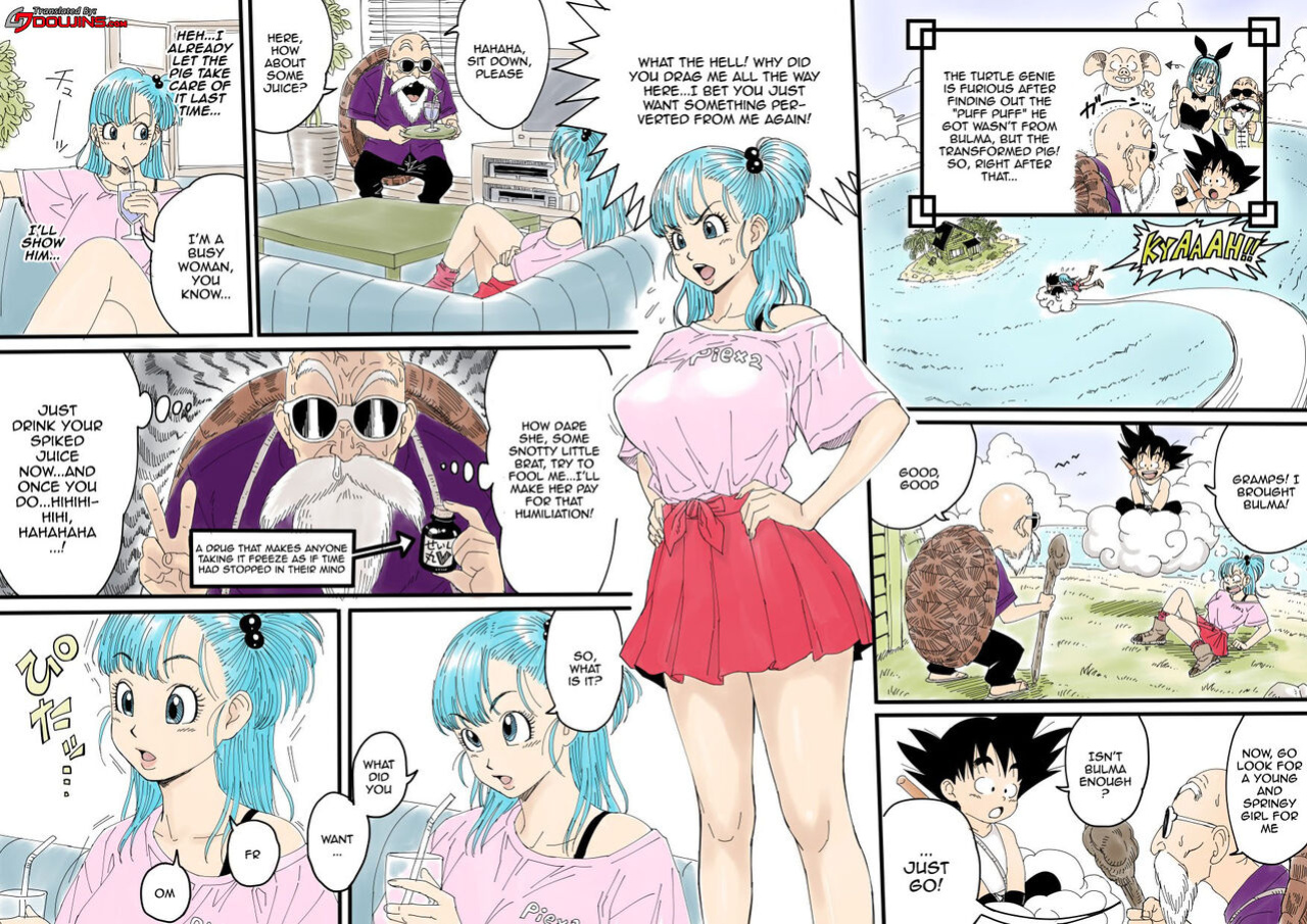 [REDLIGHT] Bulma ✕ Kame-Sennin Last | Bulma x Turtle Hermit - Last (Dragon Ball)