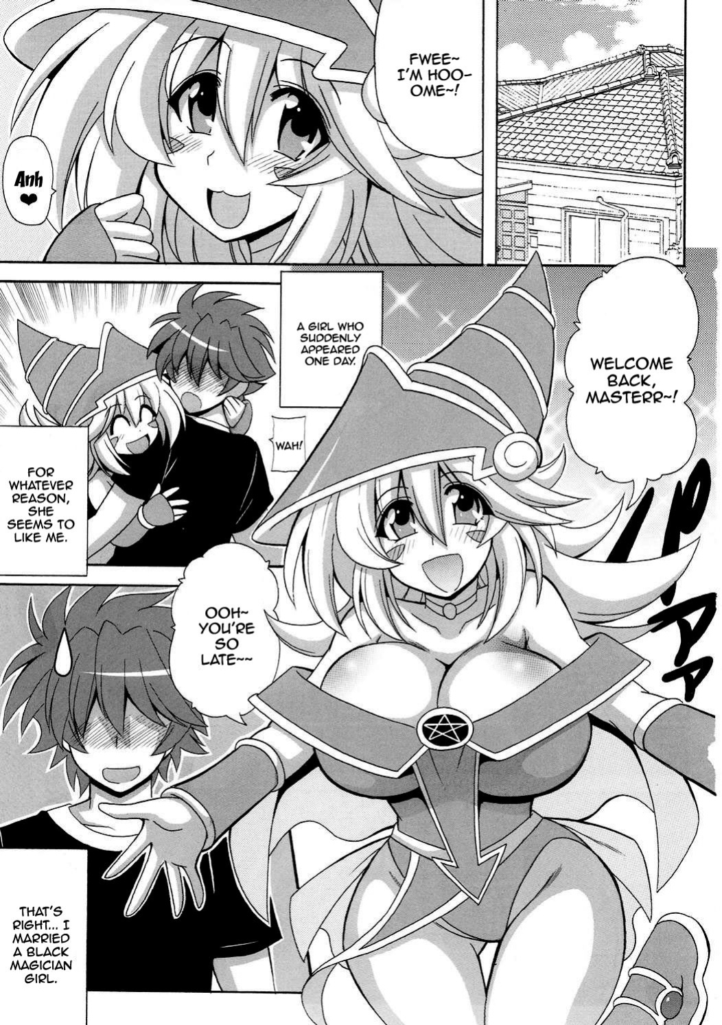 (SC2018 Spring) [Leaz Koubou (Oujano Kaze)] Oyome-san wa Magician Girl | Dark Magician Girl Is My Wife (Yu-Gi-Oh!)