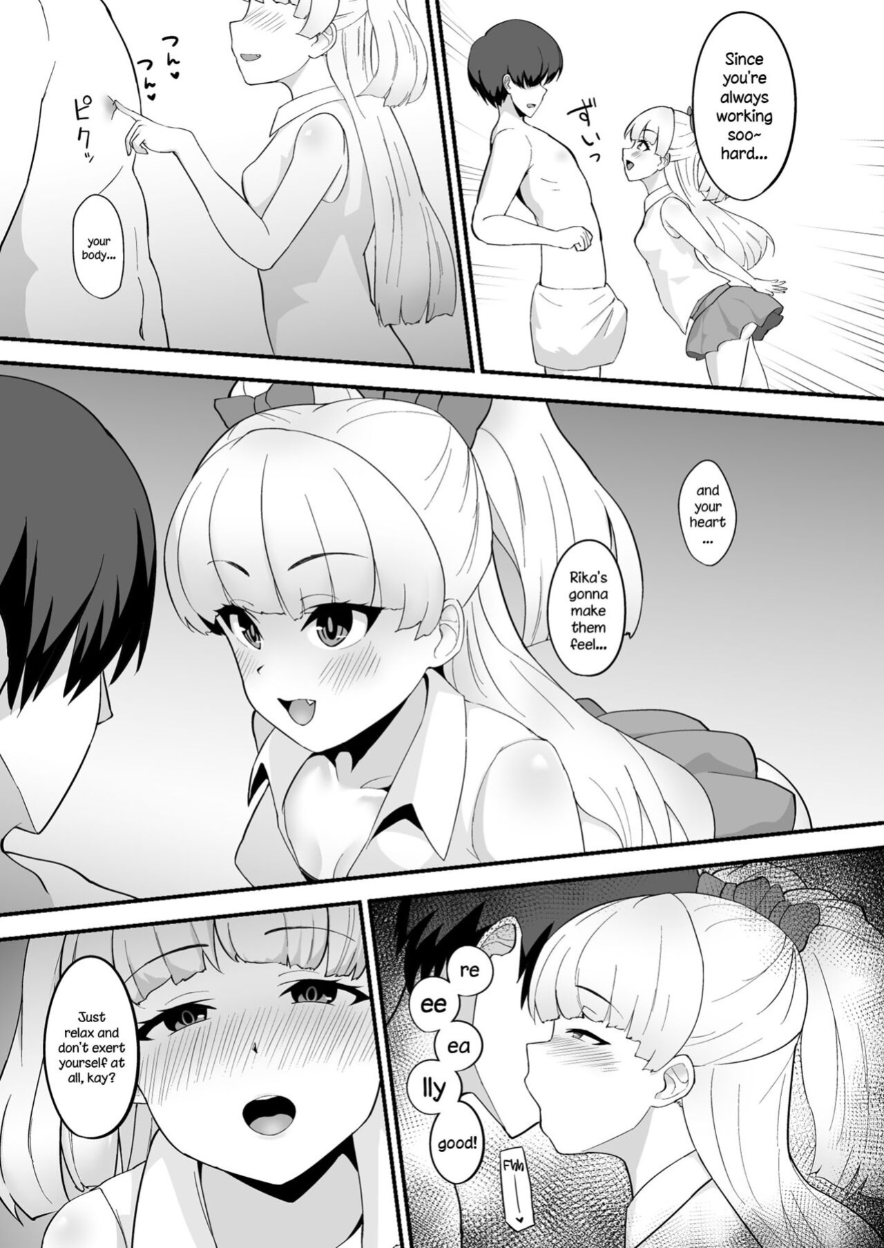 [Hadairo Crayon (Hadacra)] Rika wa P-kun Senyou no Massage-ya-san da yo | Rika Is P-kun's Personal Masseuse (THE IDOLM@STER CINDERELLA GIRLS)