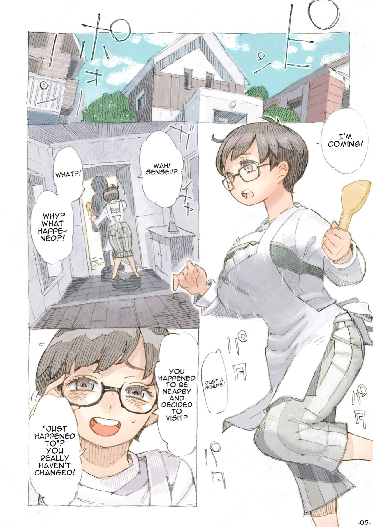 [Naivta (Nishi Yoshiyuki)] Genkan Aketara 2-fun de Oku-san | Making Her My Wife 2 Minutes After She Opened The Door To Me