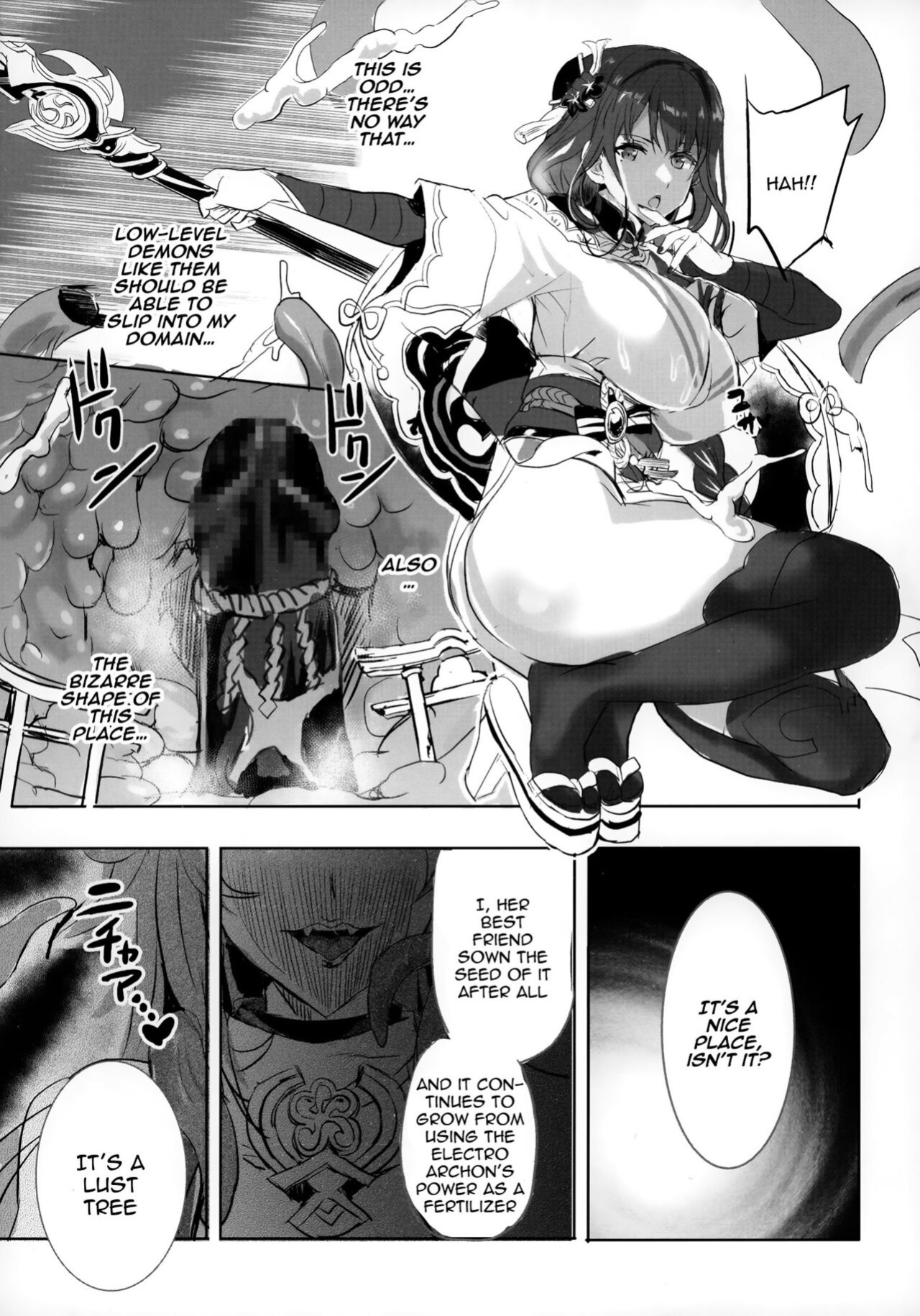 (C99) [Neko-bus Tei (Shaa)] Injuu ga Megami Mama o Nerf Sasemashita. | A Lewd Beast Nerfed The Mommy Goddess (Genshin Impact)