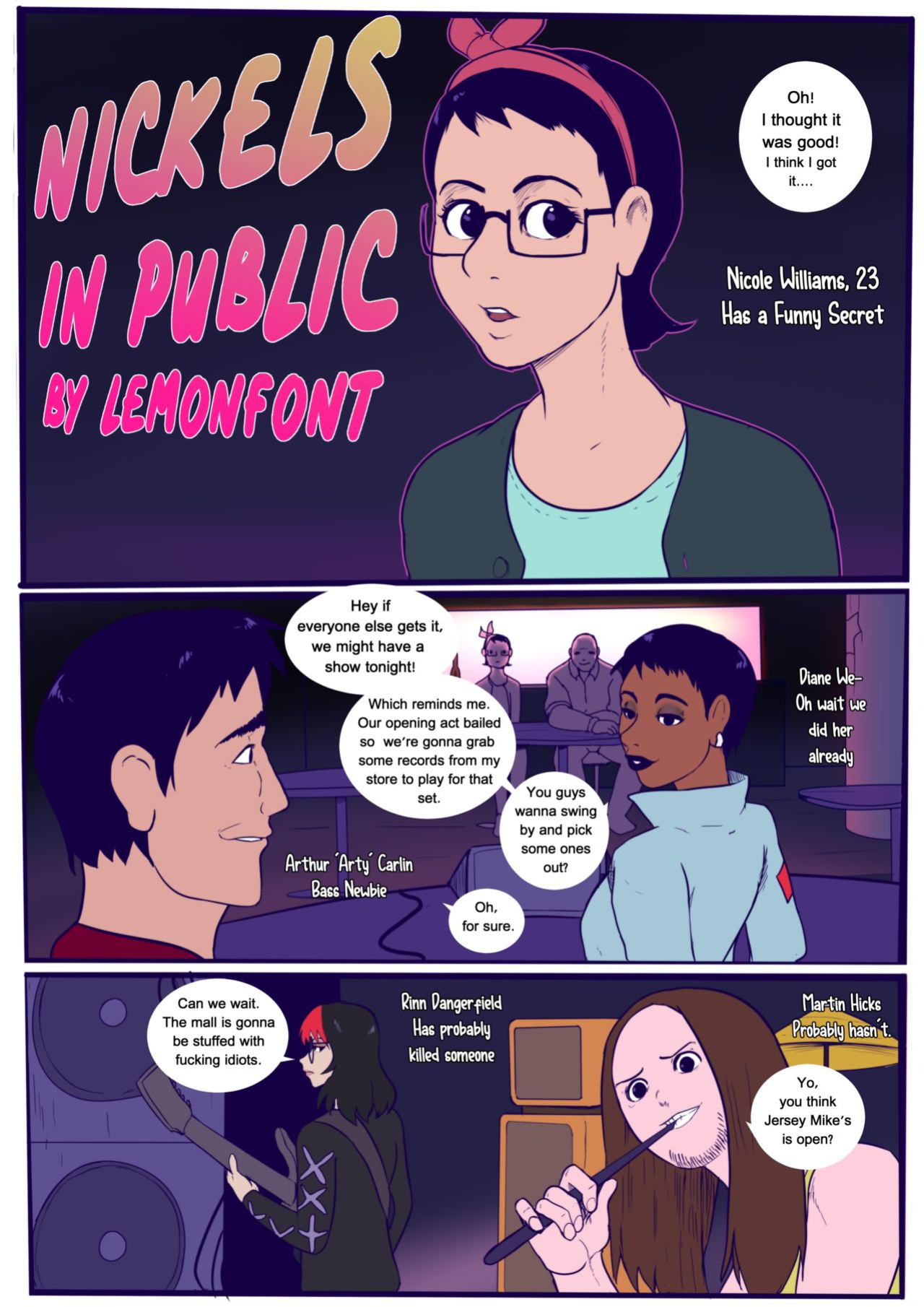 [lemonfont] Nickels in public