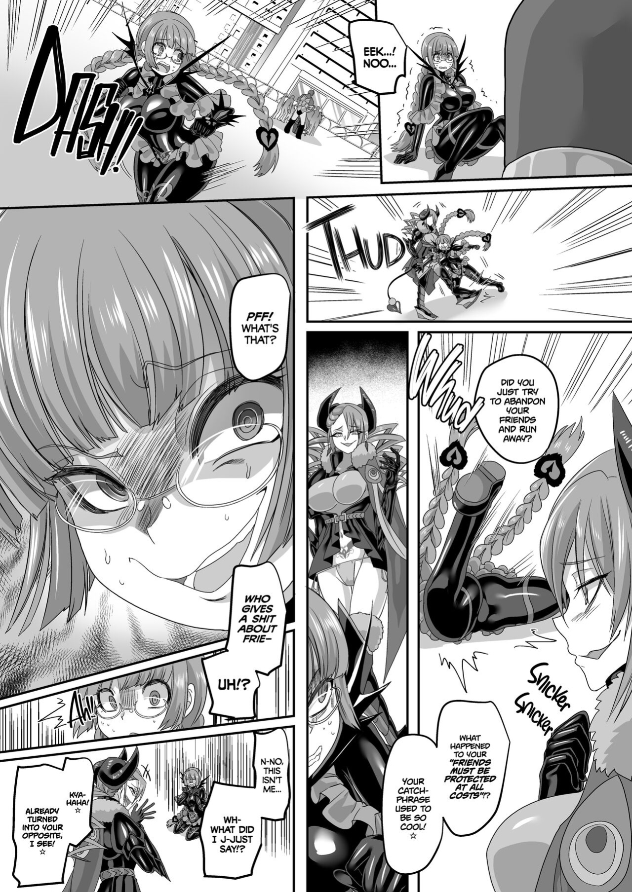 : [Amuai Okashi Seisakusho (Kouji)] Saikyou no Seigi no Hero wa Kagami no Naka de wa Saijaku no Kaijin | The Strongest Hero of Justice is the Weakest Villain in the Mirror