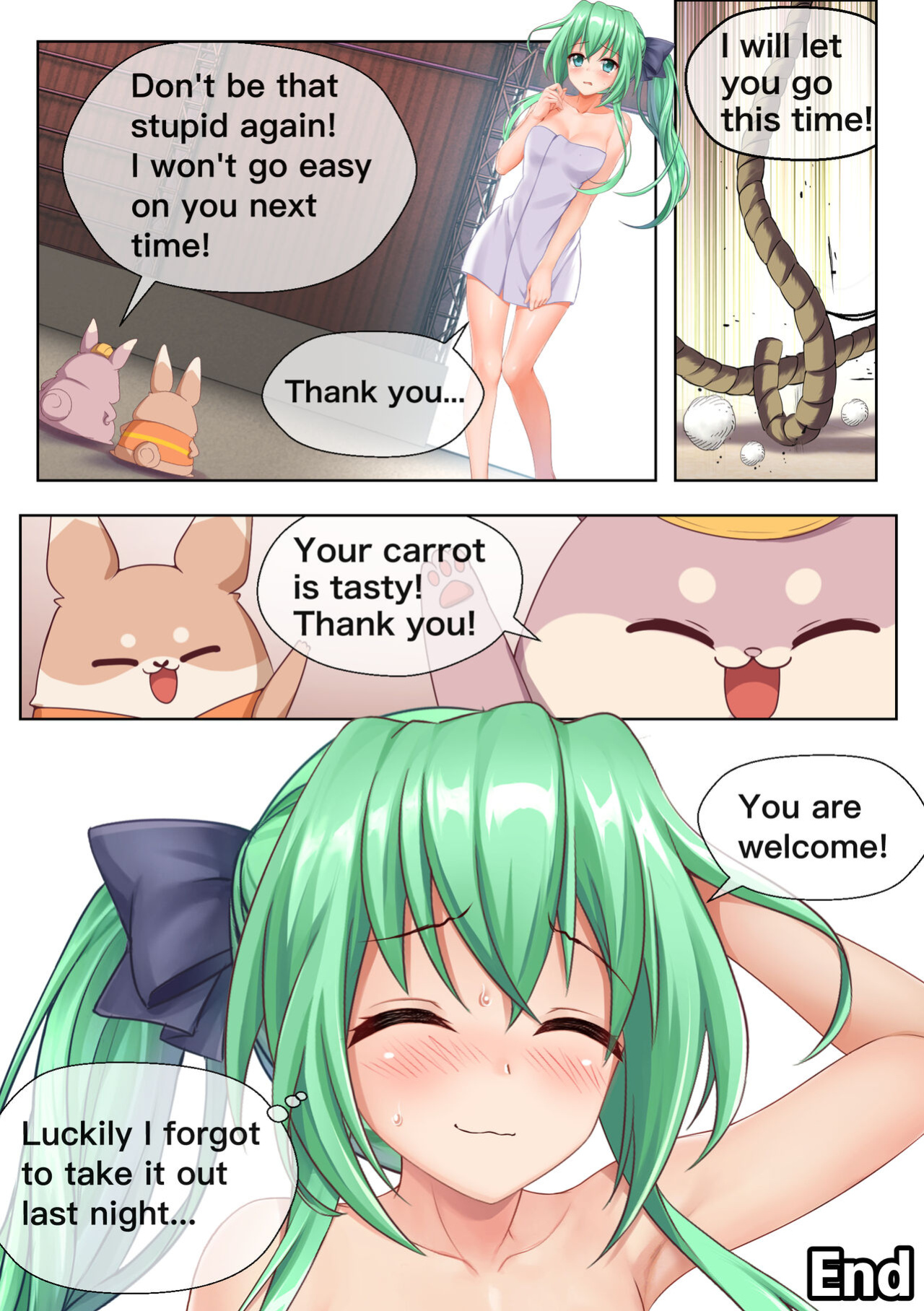 [Denji Houniki] Ero Manga de Bunny no Trouble | The Troubles Bunnies Face In Hentai Comic