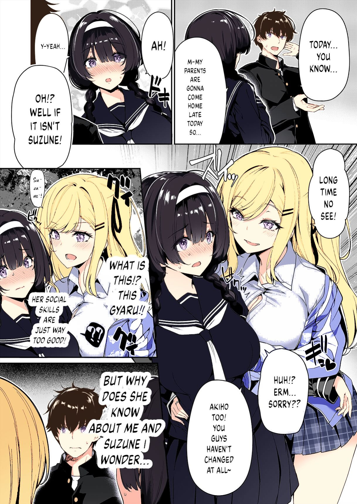 [Bottle Ship Bottler (Kazakura)] InCha Couple ga You Gal-tachi to SEX Training Suru Hanashi {akanameTL} [Colorized]