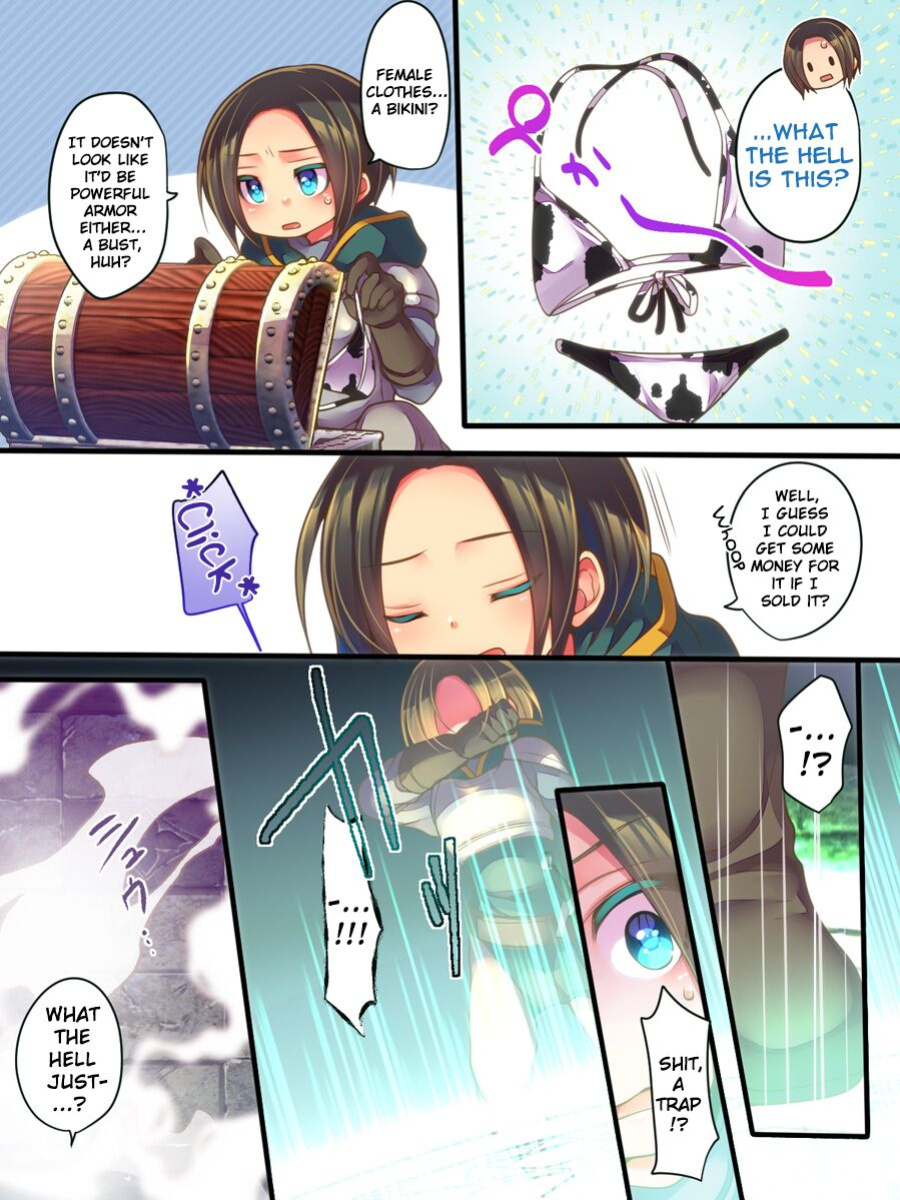[Amuai Okashi Seisakusho (Reitou Mikan)] Noroi no TS Soubi ~Boukensha wa Bikini de Mesu ni Ochiru~ | The Cursed TSEquipment ~And Adventurer Corrupted Into a Bitch by a Bikini~ [ChoriScans]