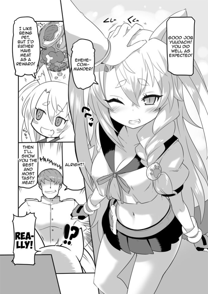 (C99) [CLOCK STAR (Kronosaurus)] Yuudachi and Delicious Meat [Sample] [Noela]
