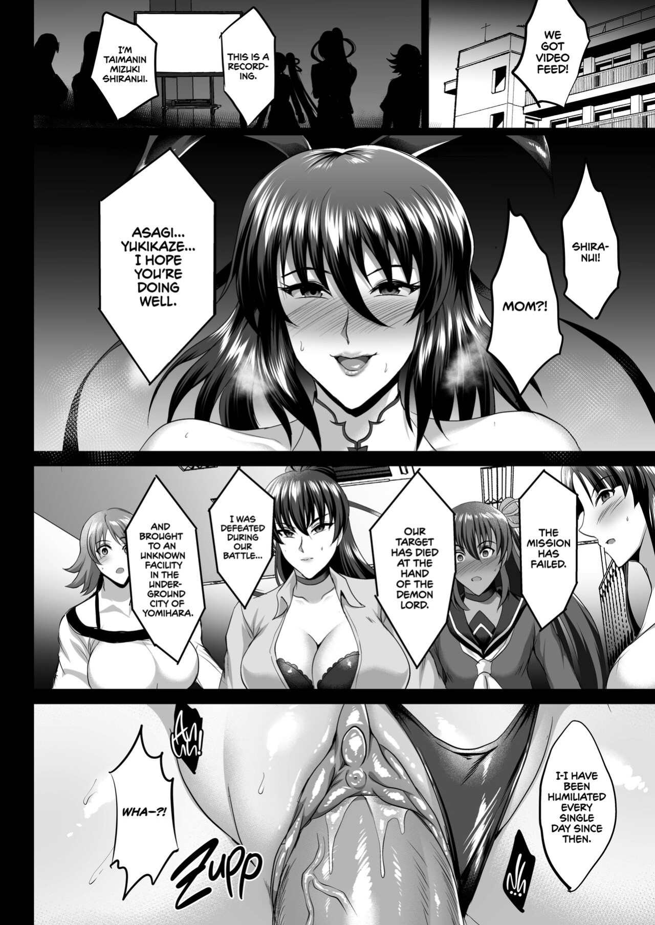 [Shouchuu MAC (Hozumi Kenji)] Shiranui Harami Ochi | Shiranui Getting Knocked Up (Taimanin Yukikaze)