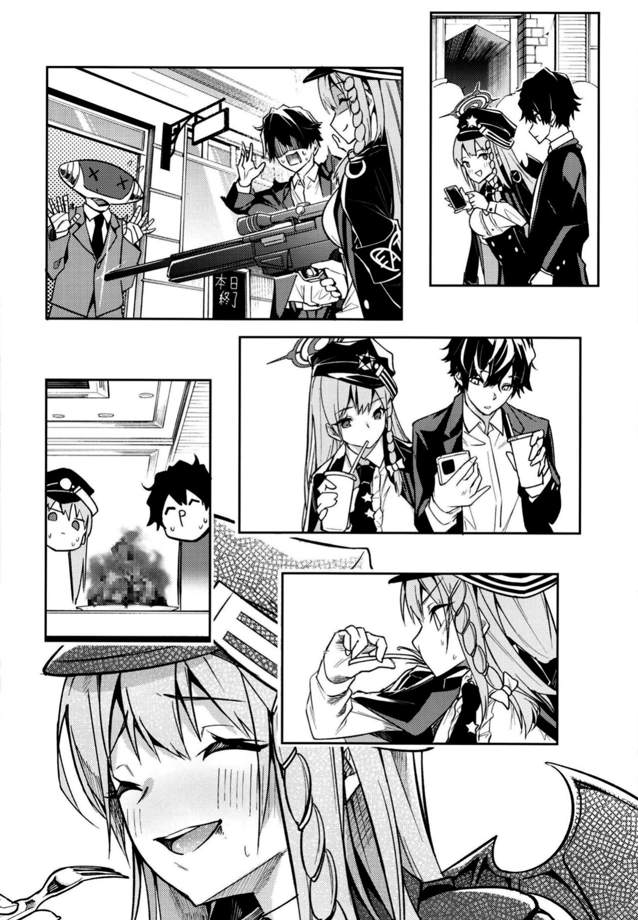 [Shinsekai Set (Hetaren)] Kurodate o Shiro ni Someru Seishoku Kenkyuu o (Blue Archive) | Sexual Gourmet Research: Dyeing Kurodate White [Douzo Lad Translations]