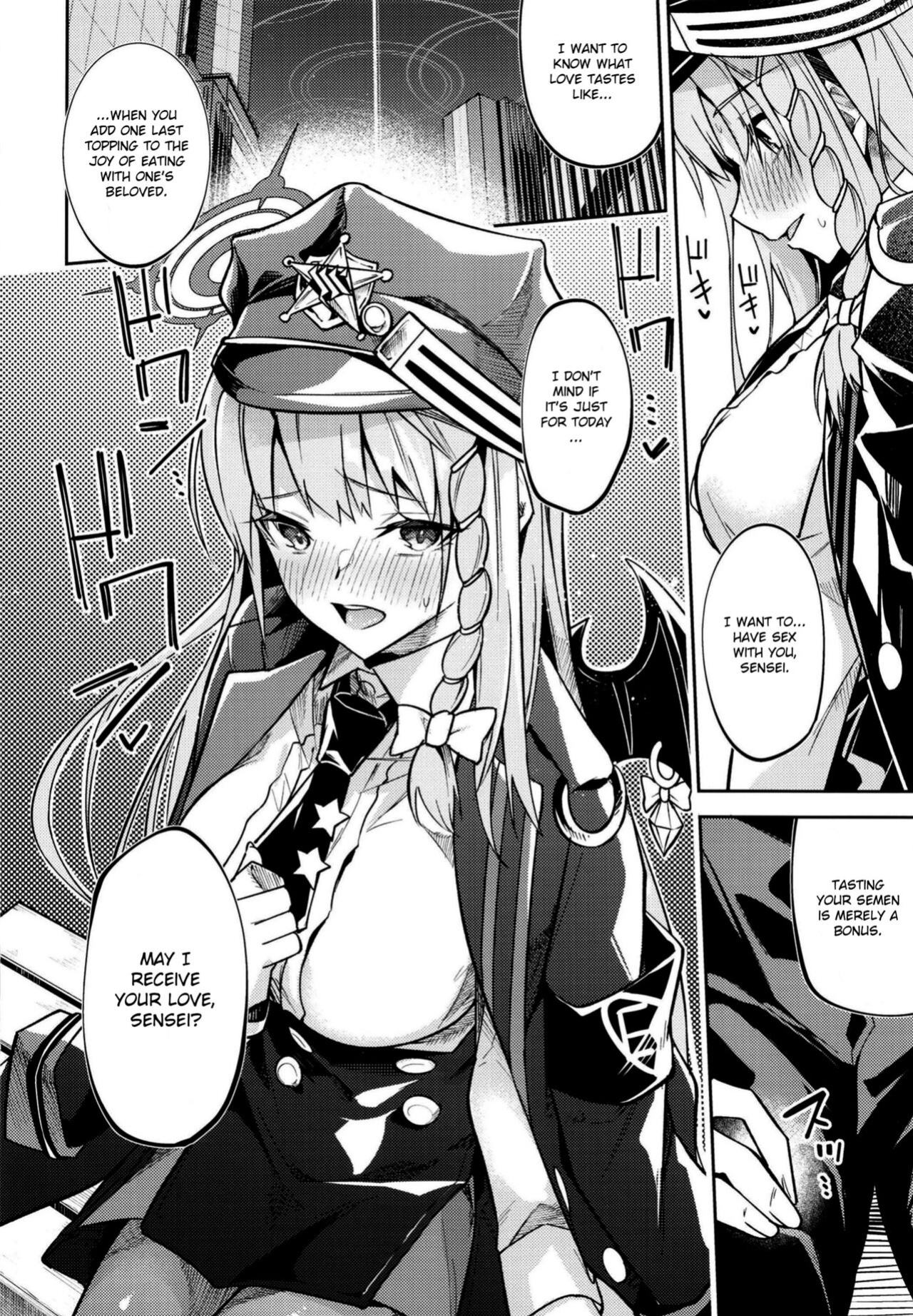 [Shinsekai Set (Hetaren)] Kurodate o Shiro ni Someru Seishoku Kenkyuu o (Blue Archive) | Sexual Gourmet Research: Dyeing Kurodate White [Douzo Lad Translations]