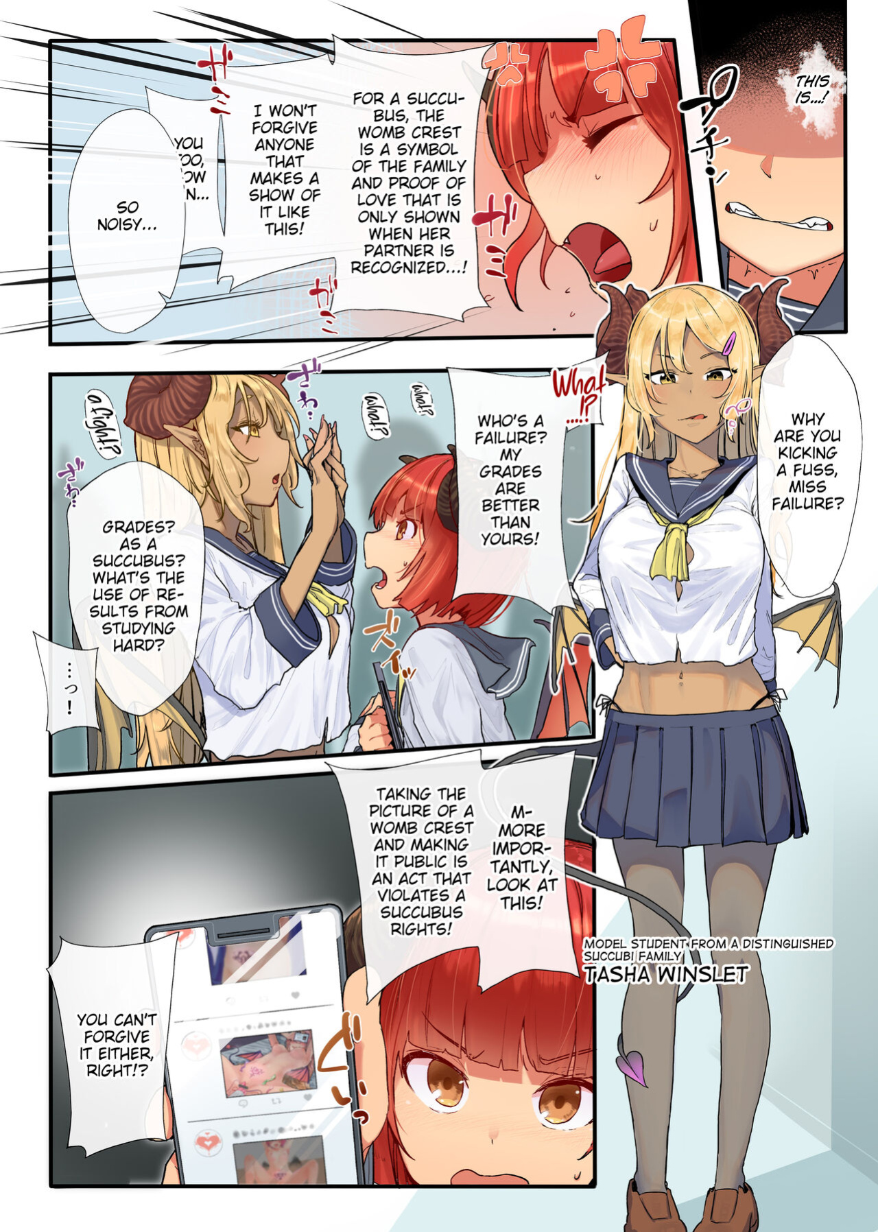 [Karamomo Tart (Kindatsu)] Keppeki Fuukiiin Succubus no Internship ～1 Shuukan Micchiri ♥ Kyousei Houshi Katsudou ~ [MrBubbles]