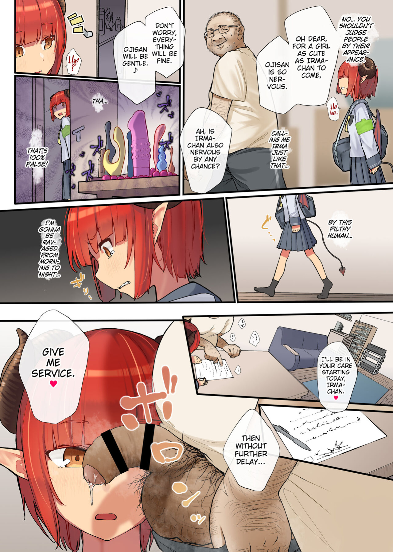 [Karamomo Tart (Kindatsu)] Keppeki Fuukiiin Succubus no Internship ～1 Shuukan Micchiri ♥ Kyousei Houshi Katsudou ~ [MrBubbles]