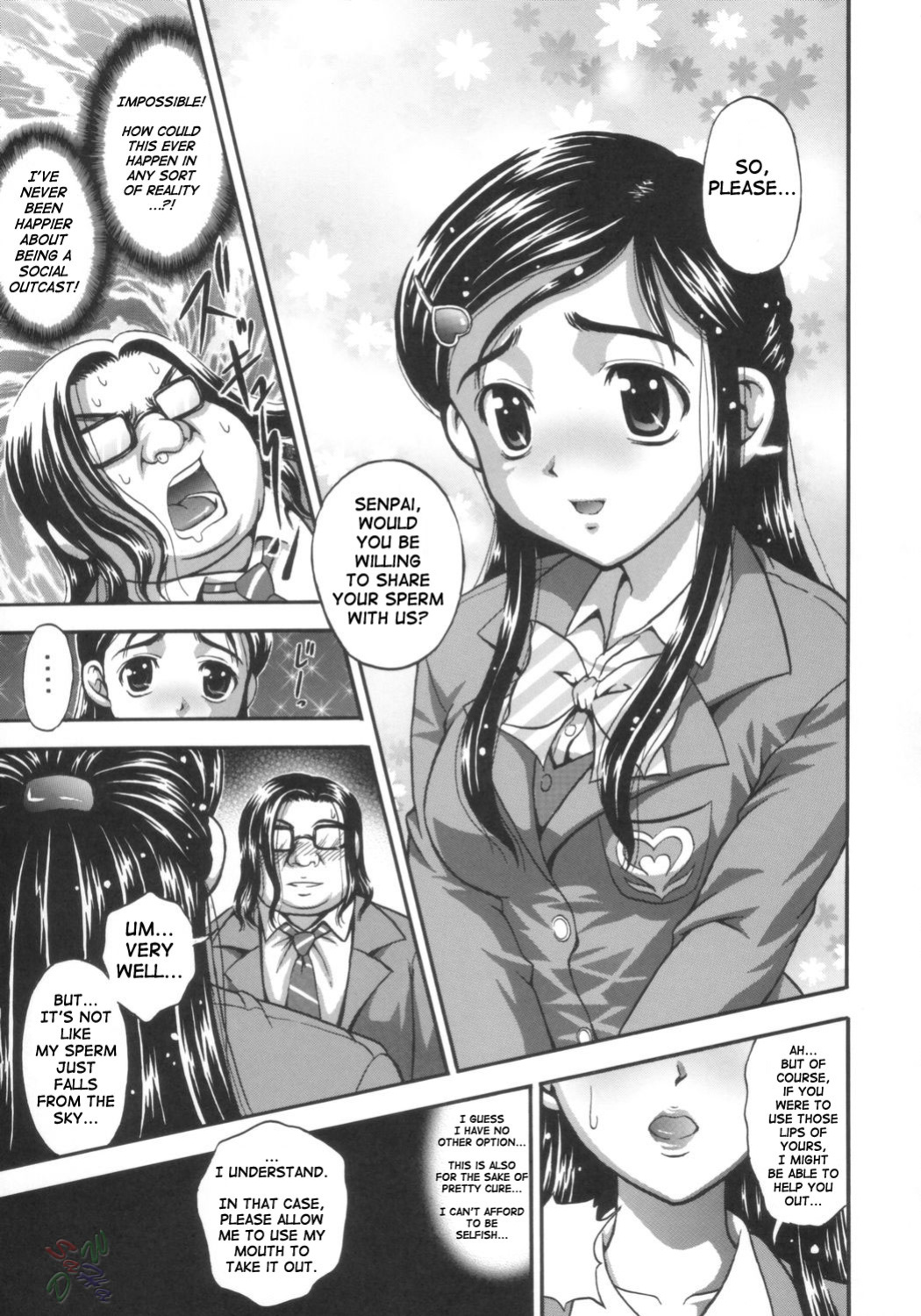 (C66) [Kuroyuki (Kakyouin Chiroru)] Milk Hunters 1 (Futari wa Precure) [SaHa]