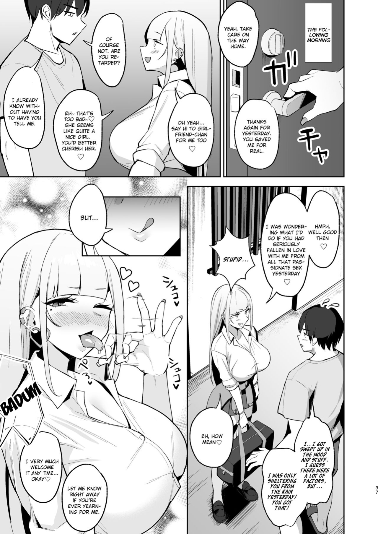 [EROTOMANIA (Nanae)] Ecchi na Gal JK to Amayadori Tsuide ni Uwaki Koubi Shichau Yatsu. | Cheating and Mating with a High School Gyaru while Sheltering from the Rain {brolen}