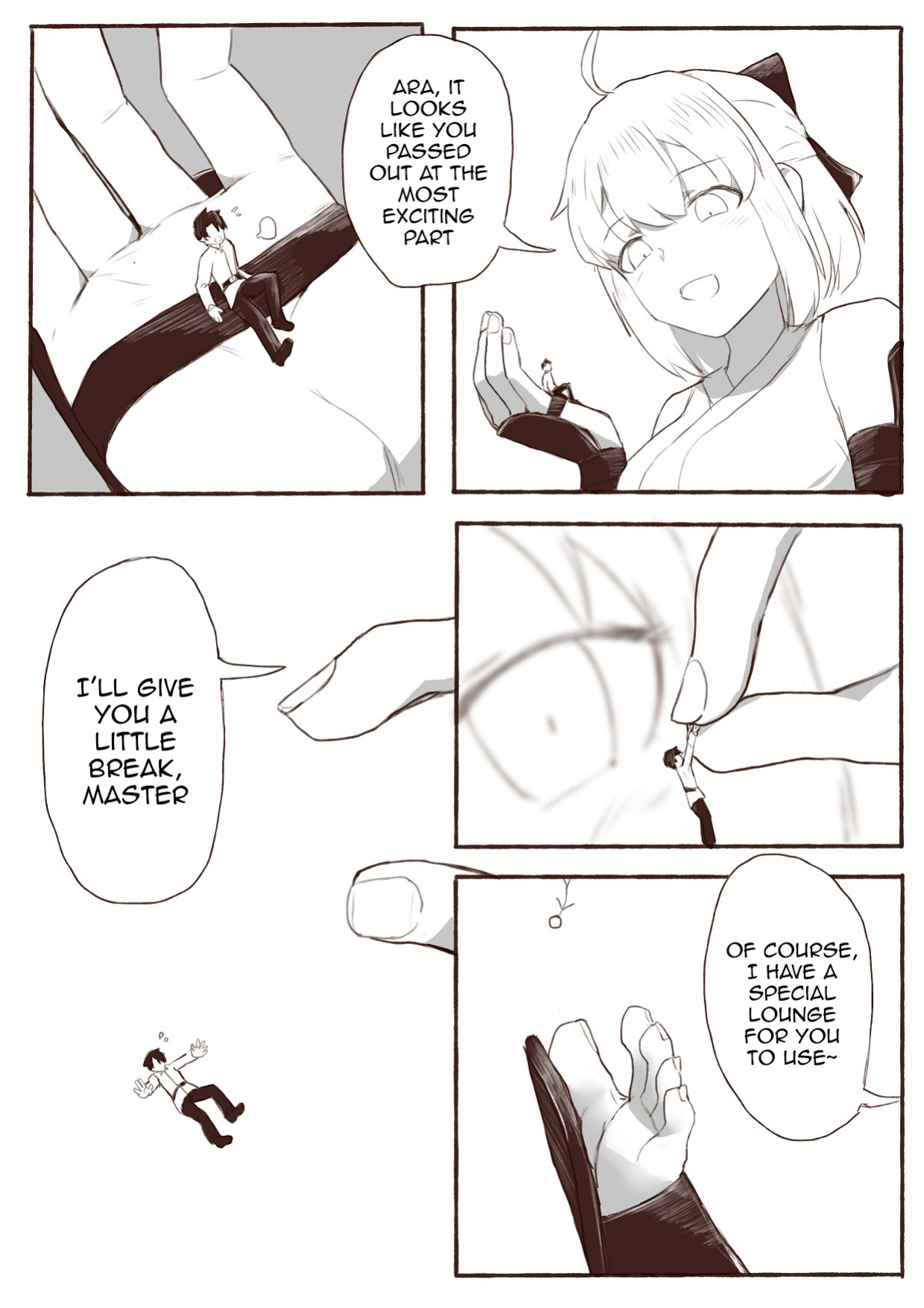 [heh] Okita Souji no Kyuukei Master Doki Doki Daisakusen! (Fate/Grand Order)