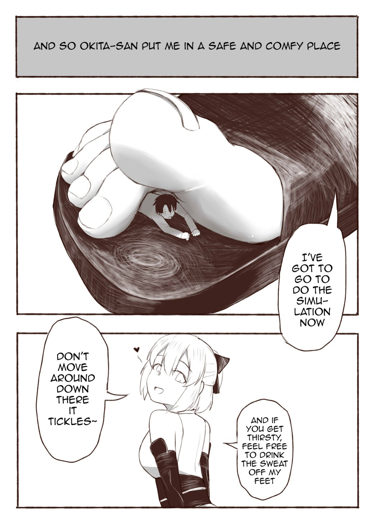 [heh] Okita Souji no Kyuukei Master Doki Doki Daisakusen! (Fate/Grand Order)