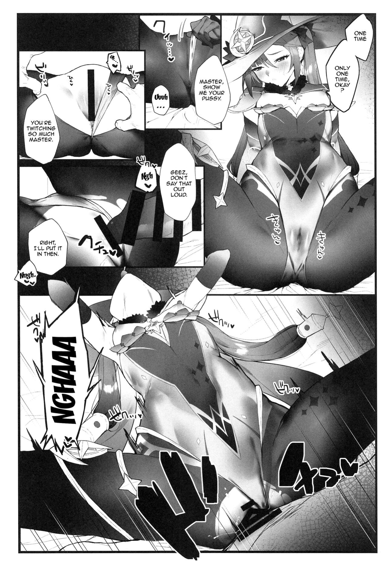 (C99) [remora field (remora)] Mona-chan no Deshi ni Natte Ichaicha Suru Hon | A Book About Becoming Mona-chan's Disciple And Getting Lewd With Her (Genshin Impact)