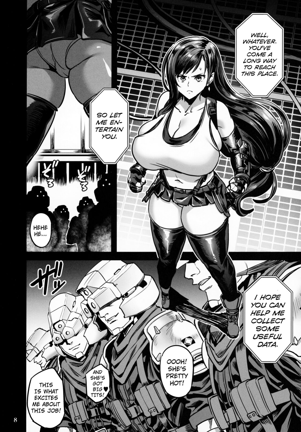 (C99) [OVing (Obui)] Deka Chichi Terrorist no Kousei Kouhai Jikken (Final Fantasy VII) [Kuraudo]