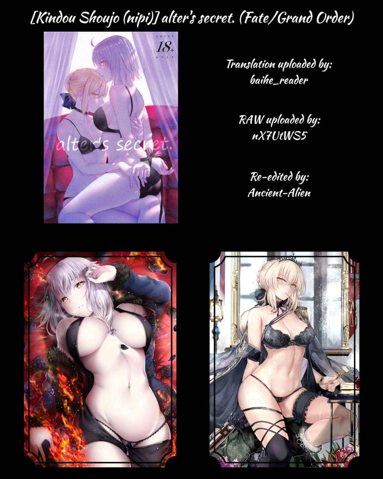 [Kindou Shoujo (nipi)] alter's secret. (Fate/Grand Order)