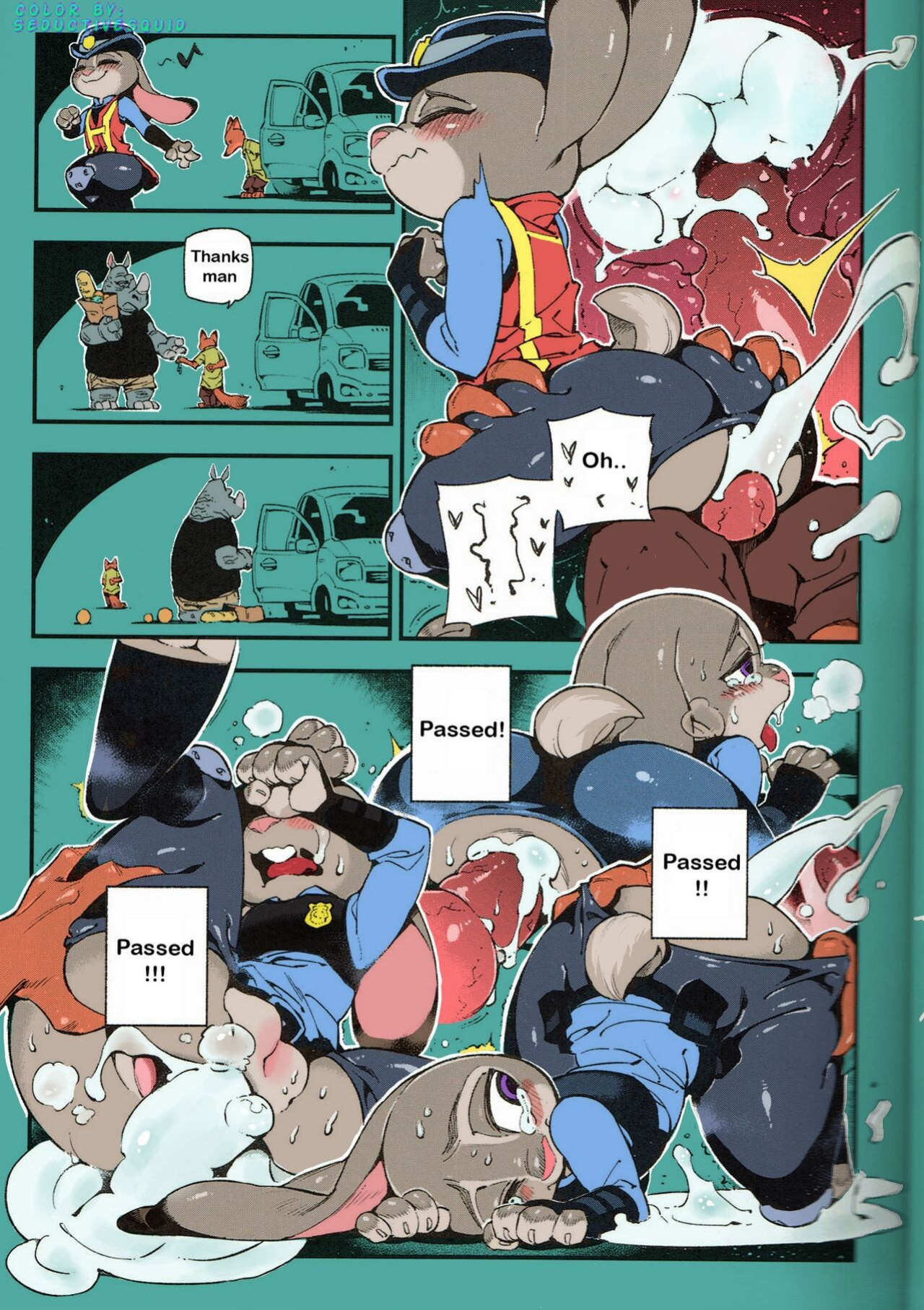 [Bear Hand] What Does The Fox Say? Colored by SeductiveSquid