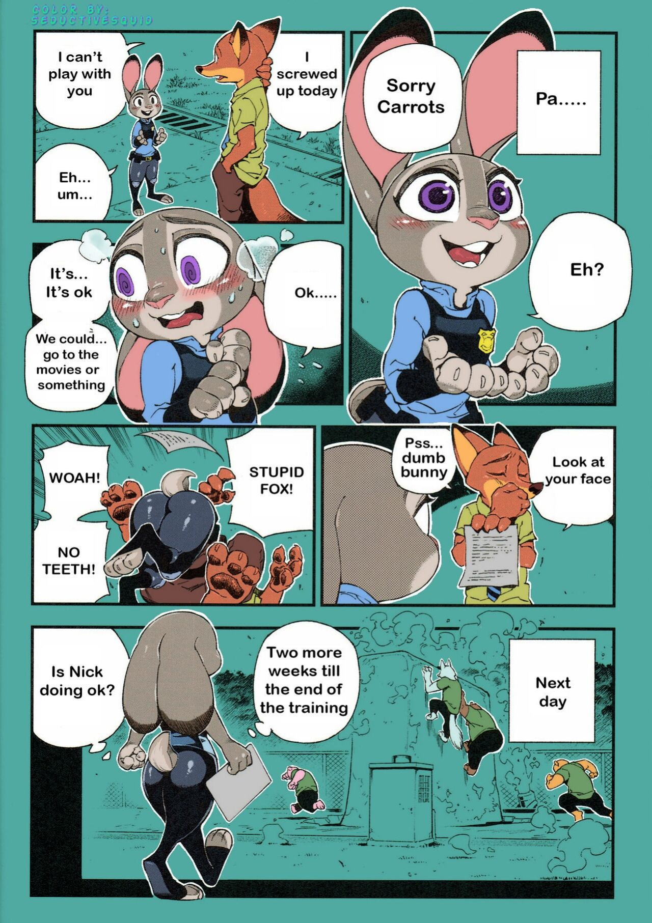 [Bear Hand] What Does The Fox Say? Colored by SeductiveSquid