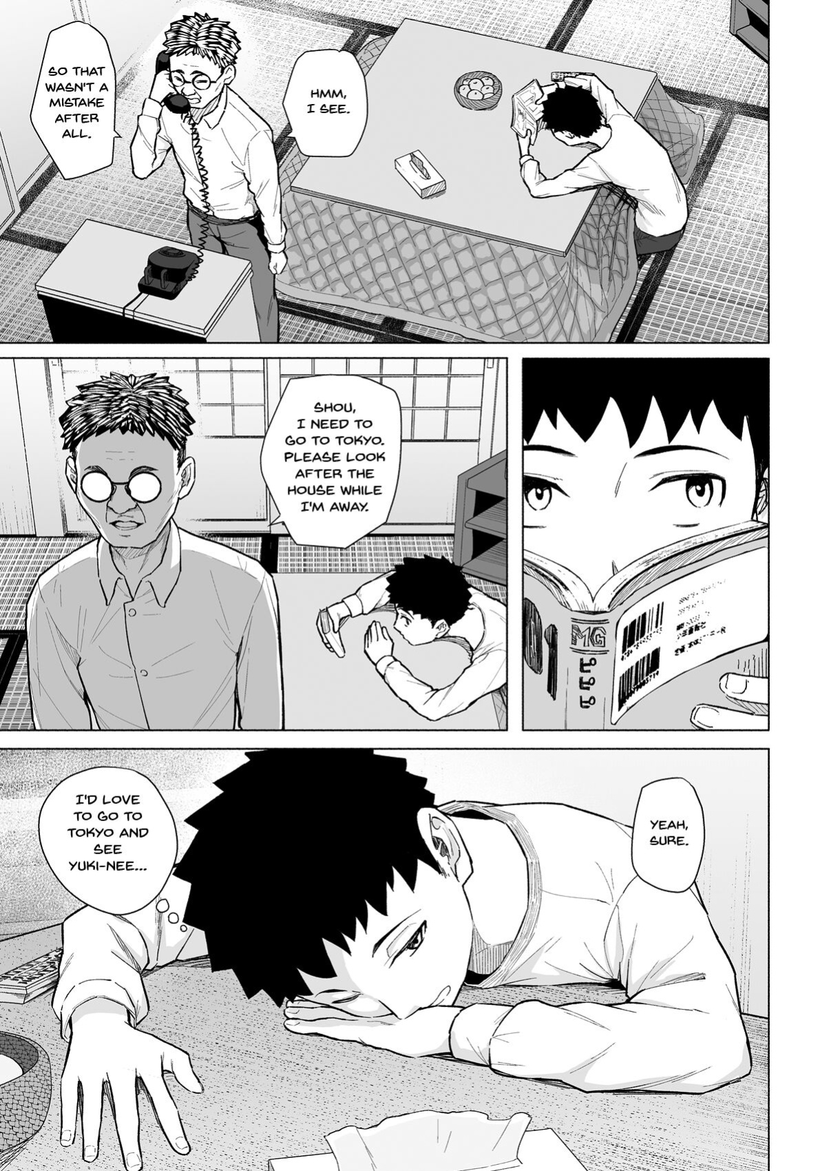 [Chonmage Teikoku (Magekichi)] Akogare no Nee-chan wa Fuuzoku Ochi Shite Oyaji ni Dakareru | The Nee-chan I Was Yearning For Started Whoring Herself Out And Had Sex With My Dad