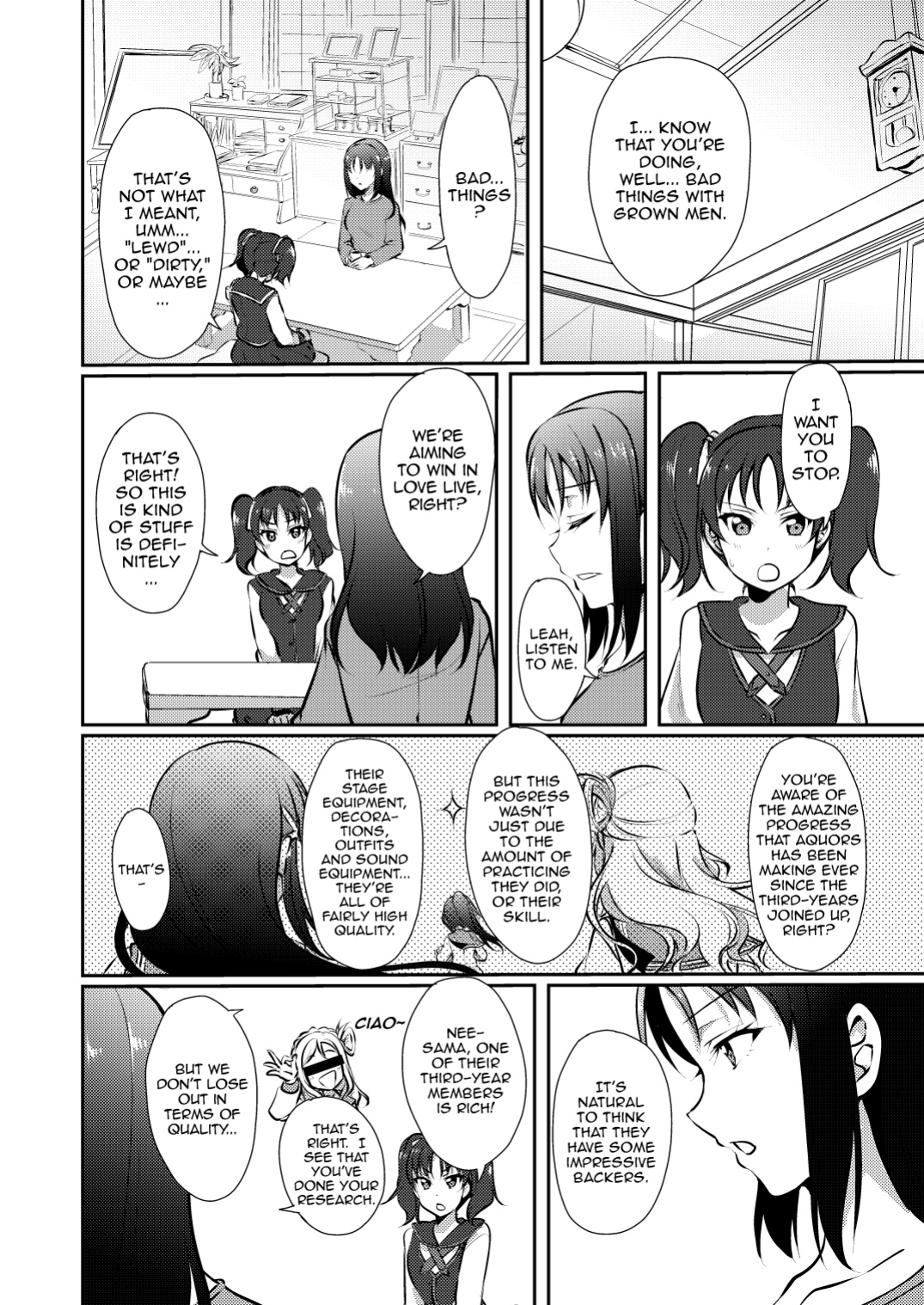 [Fukurou no Yuubinya san (Ueto Ruri)] Nee-sama ni Omakase | Leave It To Nee-sama (Love Live! Sunshine!!)
