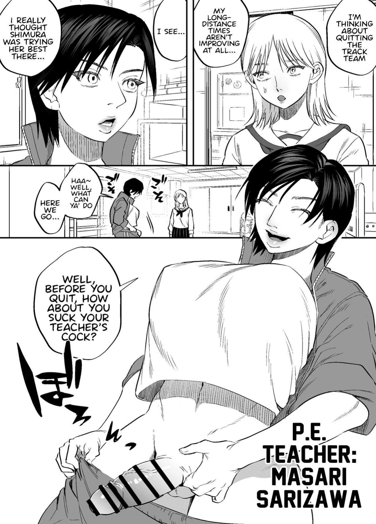 [Tosha Pink (Chimeda)] Futanari Sensei no Yaritai Houdai | Futanari Teacher's Non-Education Guidance