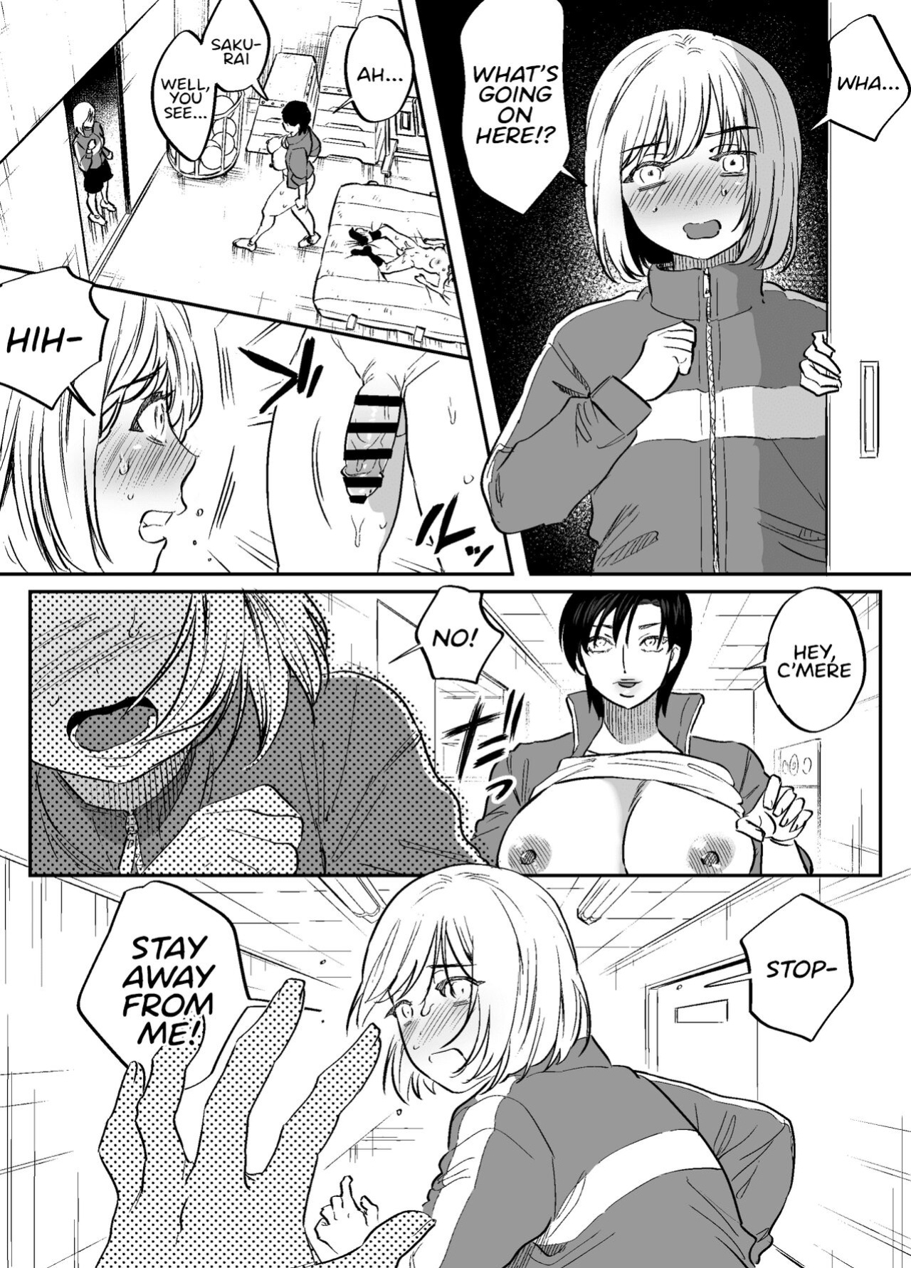 [Tosha Pink (Chimeda)] Futanari Sensei no Yaritai Houdai | Futanari Teacher's Non-Education Guidance
