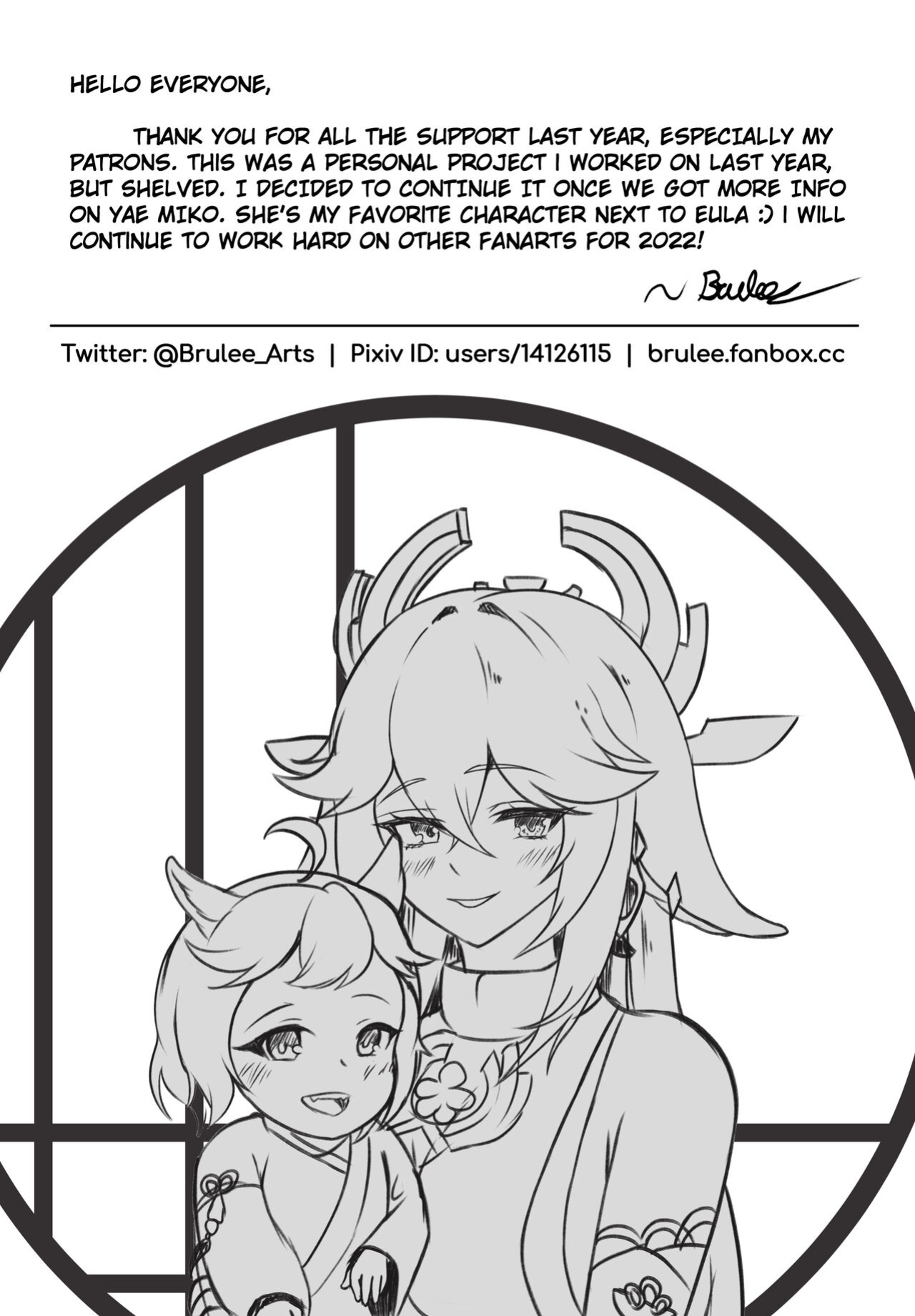 [BruLee] Alluring Kitsune Yae (Genshin Impact)