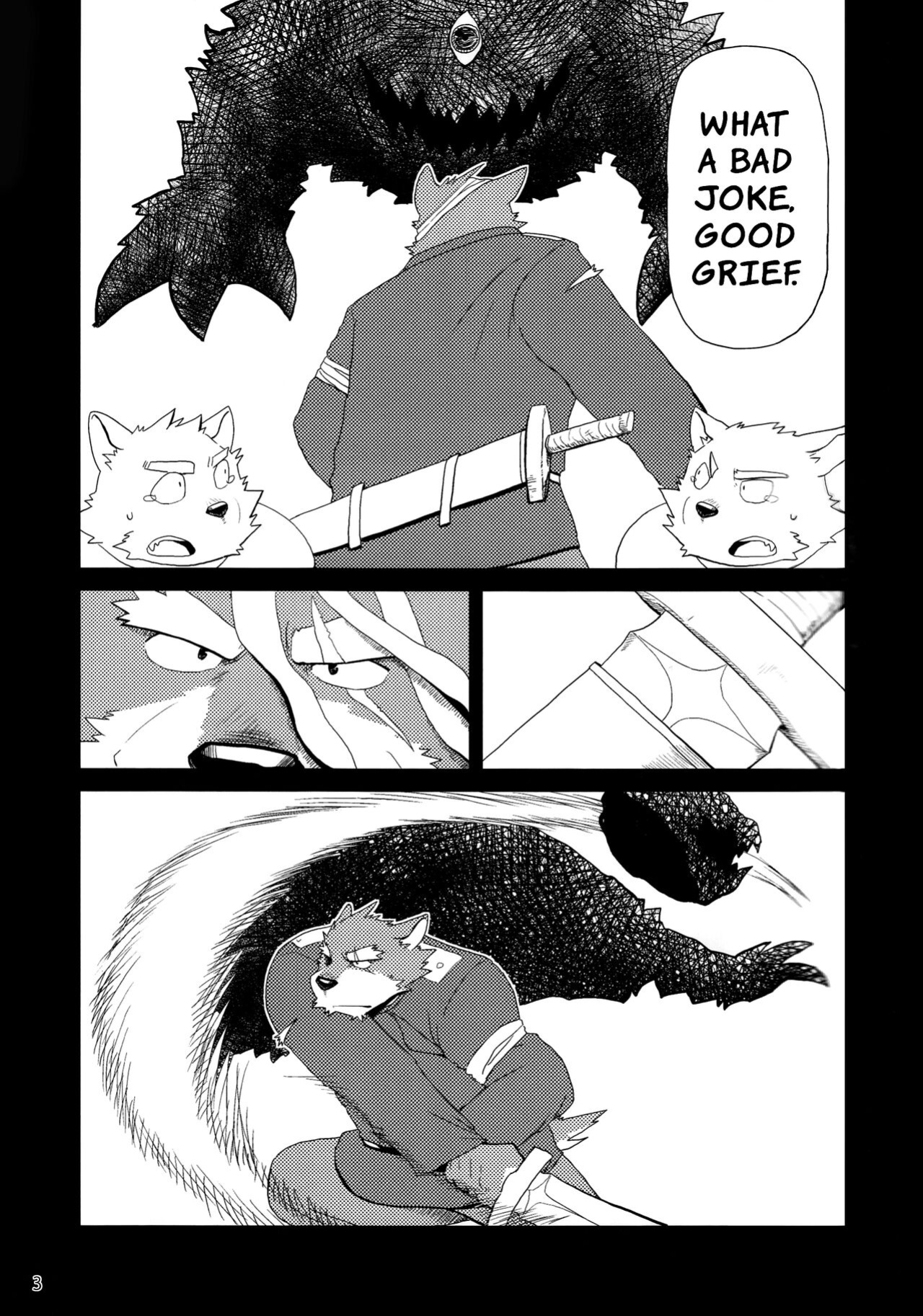 (Shinshun Kemoket) [KAKUNI (Iwano)] Oyabun to Himitsu no Irai | Boss and The Secret Request {Rhyhorn}