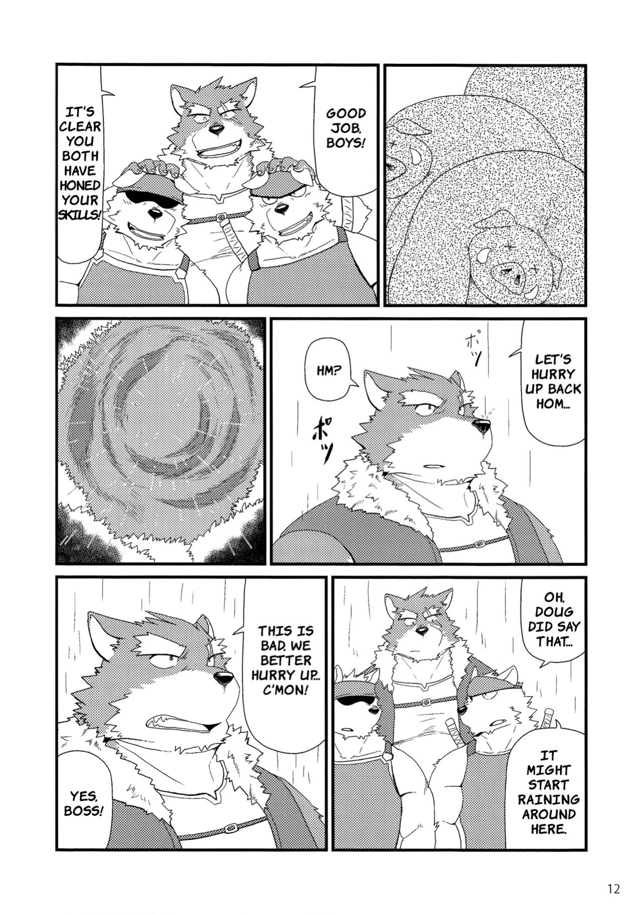 (Shinshun Kemoket) [KAKUNI (Iwano)] Oyabun to Himitsu no Irai | Boss and The Secret Request {Rhyhorn}