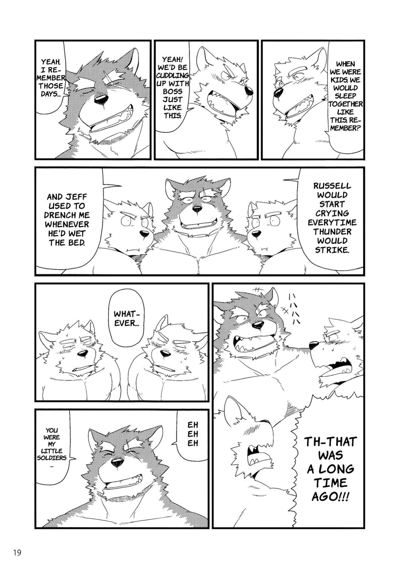 (Shinshun Kemoket) [KAKUNI (Iwano)] Oyabun to Himitsu no Irai | Boss and The Secret Request {Rhyhorn}