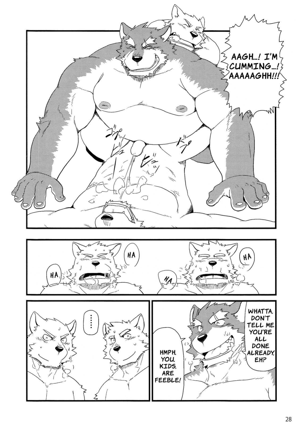 (Shinshun Kemoket) [KAKUNI (Iwano)] Oyabun to Himitsu no Irai | Boss and The Secret Request {Rhyhorn}