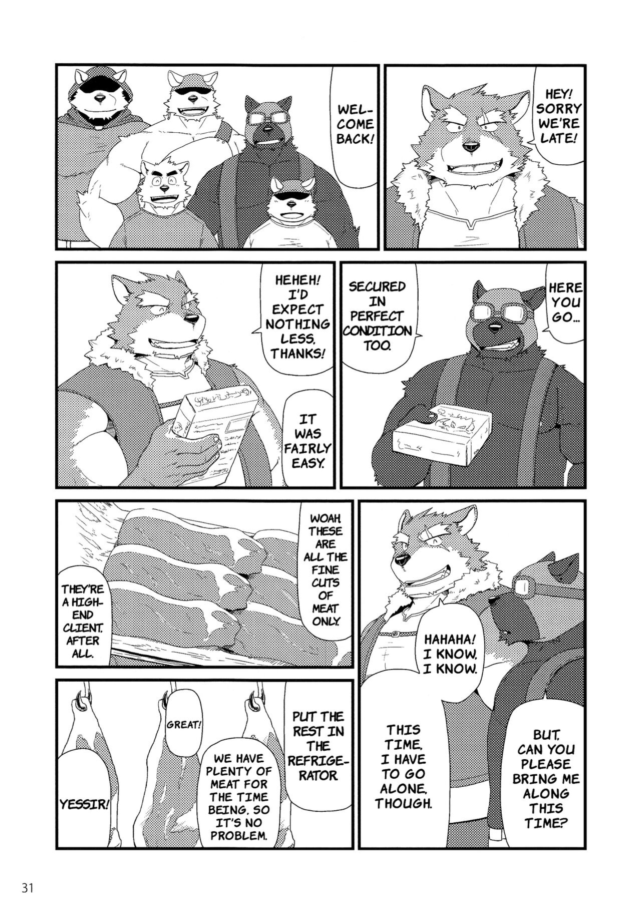 (Shinshun Kemoket) [KAKUNI (Iwano)] Oyabun to Himitsu no Irai | Boss and The Secret Request {Rhyhorn}