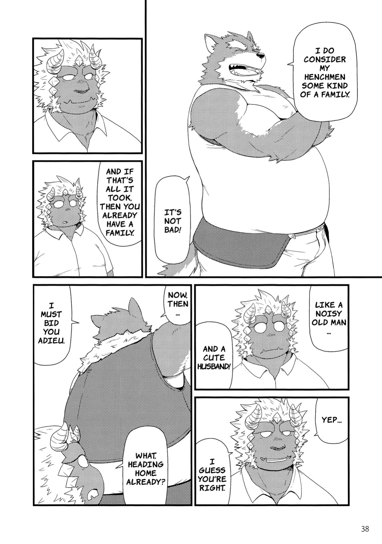 (Shinshun Kemoket) [KAKUNI (Iwano)] Oyabun to Himitsu no Irai | Boss and The Secret Request {Rhyhorn}