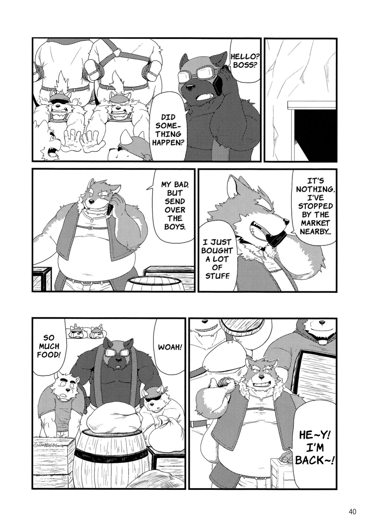 (Shinshun Kemoket) [KAKUNI (Iwano)] Oyabun to Himitsu no Irai | Boss and The Secret Request {Rhyhorn}