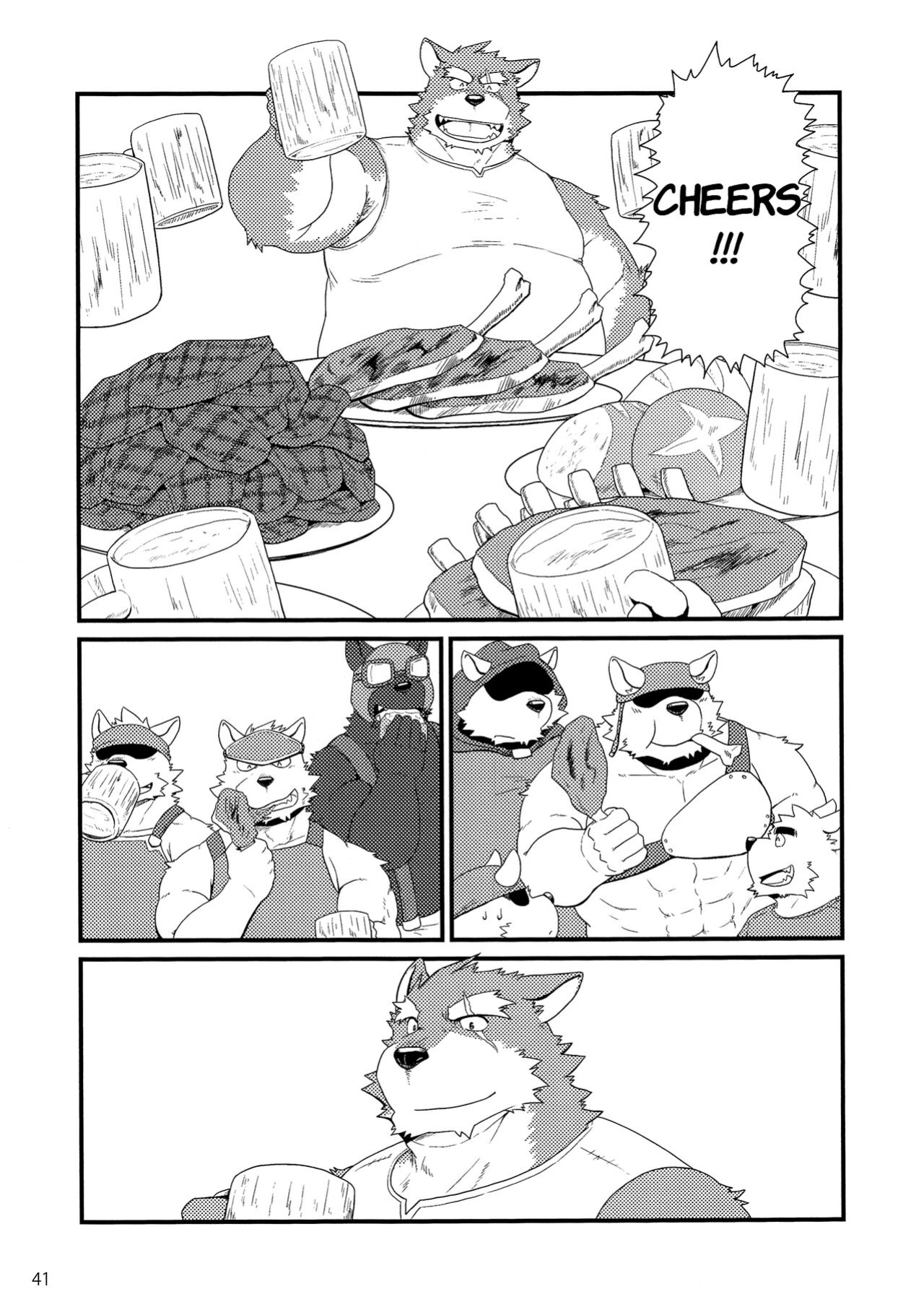 (Shinshun Kemoket) [KAKUNI (Iwano)] Oyabun to Himitsu no Irai | Boss and The Secret Request {Rhyhorn}