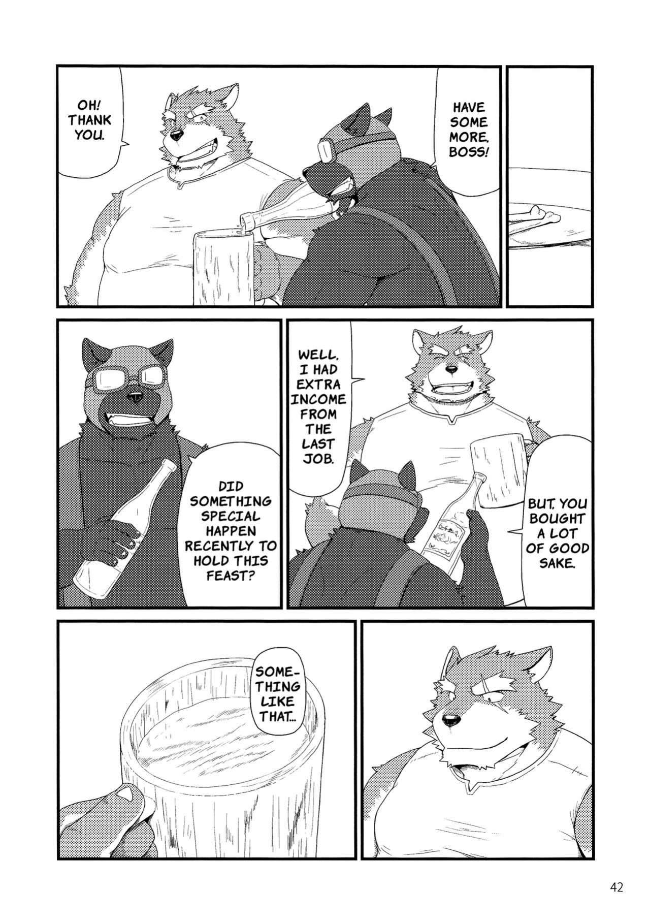 (Shinshun Kemoket) [KAKUNI (Iwano)] Oyabun to Himitsu no Irai | Boss and The Secret Request {Rhyhorn}