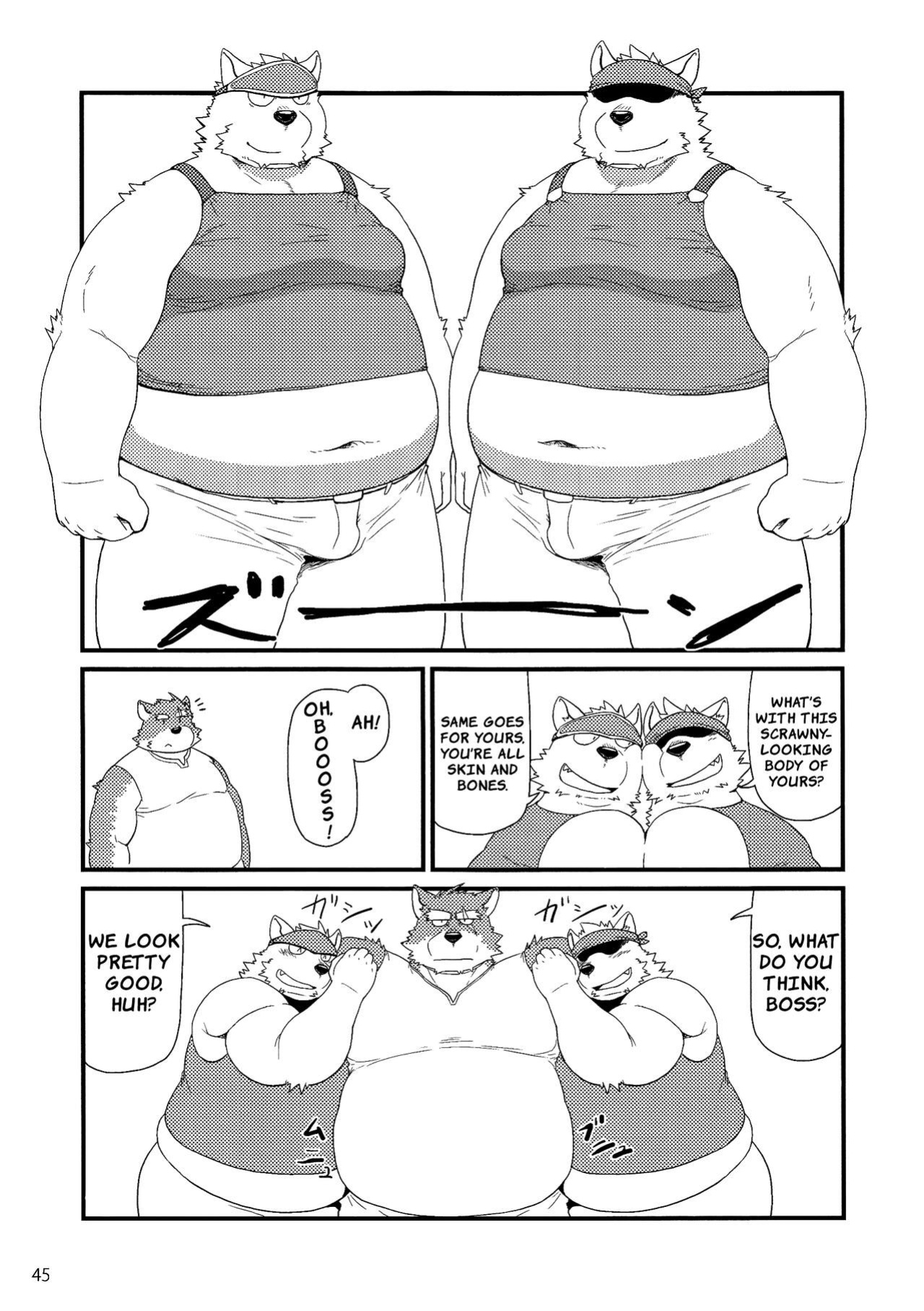 (Shinshun Kemoket) [KAKUNI (Iwano)] Oyabun to Himitsu no Irai | Boss and The Secret Request {Rhyhorn}