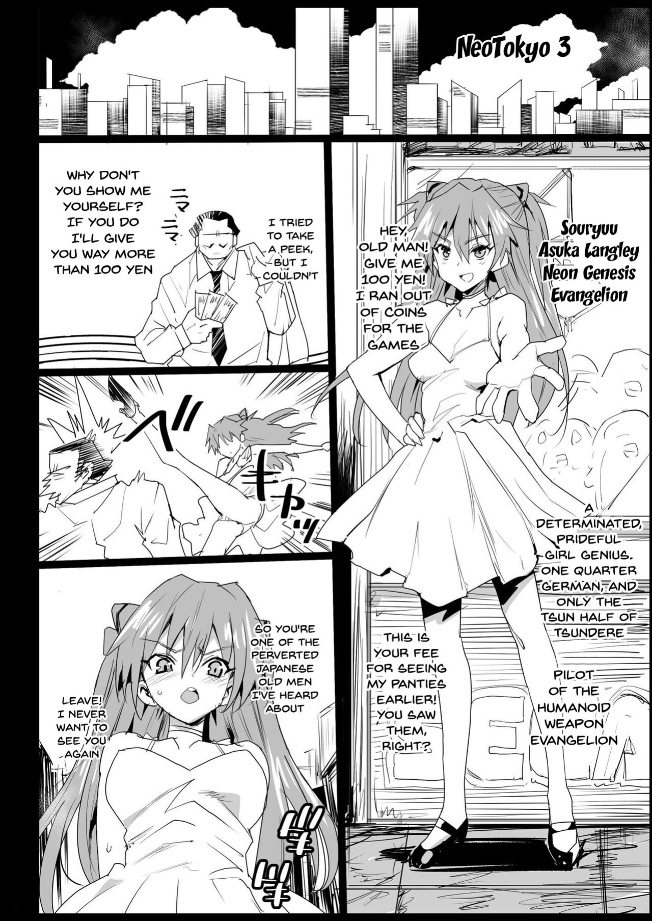 [Eromazun (Ma-kurou)] Kyousei Enkou 3 ~Kuro Gal JK o Kane de Dakitai~ | Forced Schoolgirl Prostitution 3 ~I Want To Pay a Dark Skinned Schoolgirl To Fuck (Neon Genesis Evangelion)