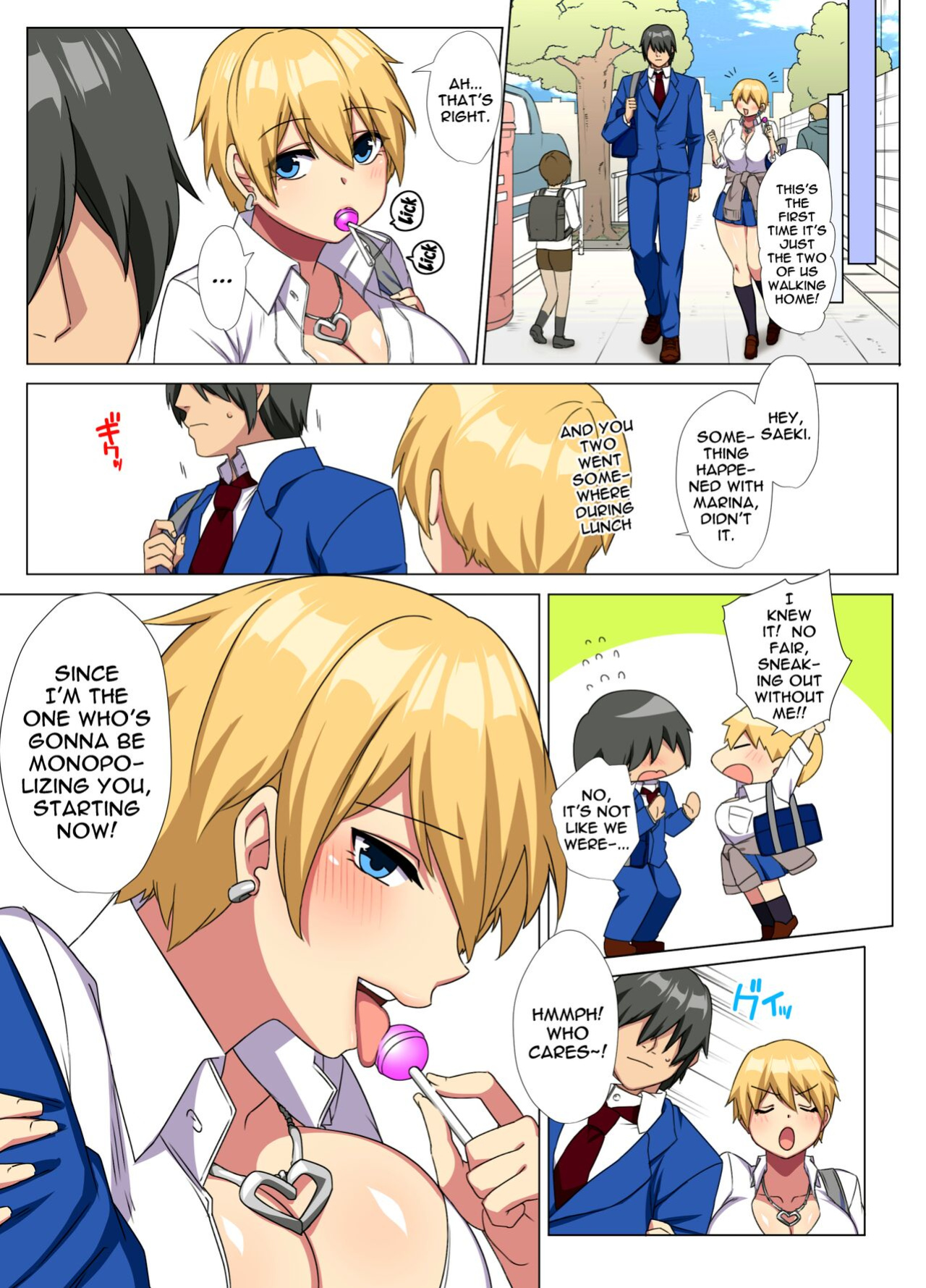 [Doushoku (Tamabon)] Ore no Dekachin ga Bakunyuu Bitch Gal-tachi ni Sakusei Saremakuru!! 2 | My Big Cock Is Getting Squeezed By Huge Breasted Bitch Gals!! 2