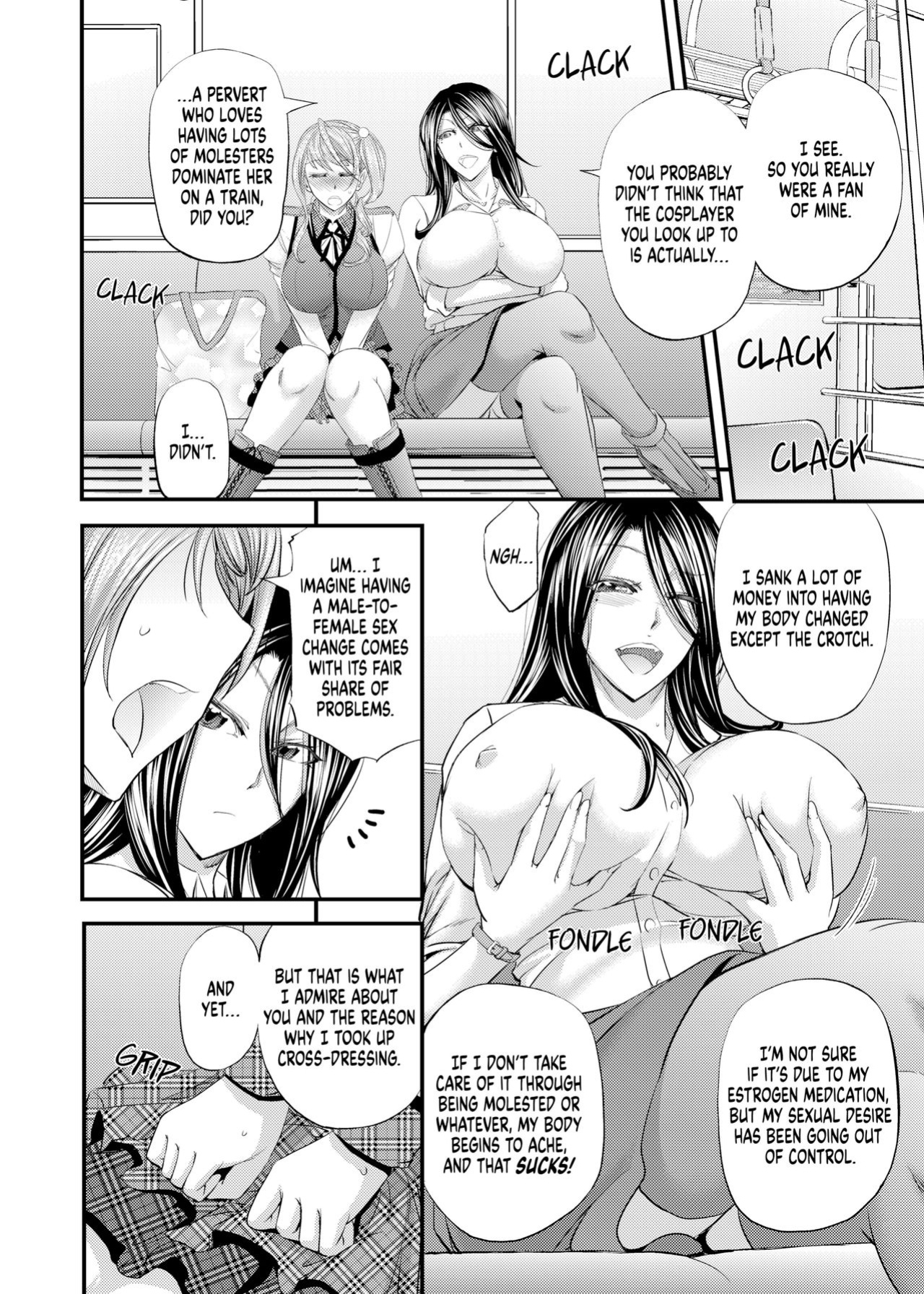 [Monji Koubou (Kikuichi Monji)] Akogare Shemale Layer to HameCos Rinkan | Gangbang with my Idolized Shemale Cosplayer