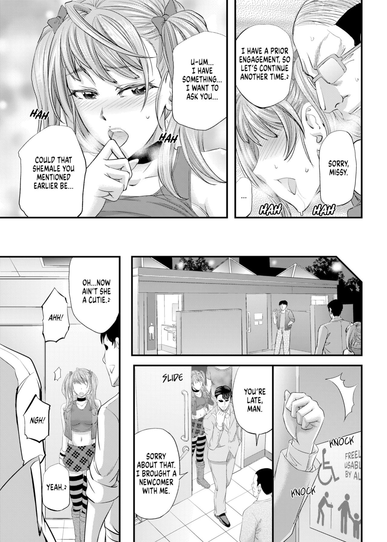 [Monji Koubou (Kikuichi Monji)] Akogare Shemale Layer to HameCos Rinkan | Gangbang with my Idolized Shemale Cosplayer