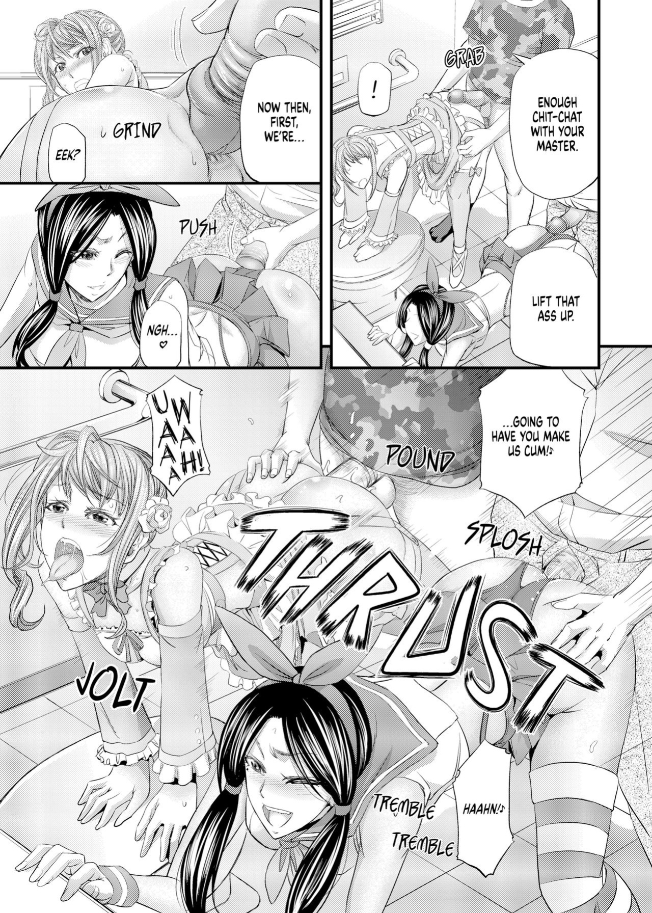 [Monji Koubou (Kikuichi Monji)] Akogare Shemale Layer to HameCos Rinkan | Gangbang with my Idolized Shemale Cosplayer