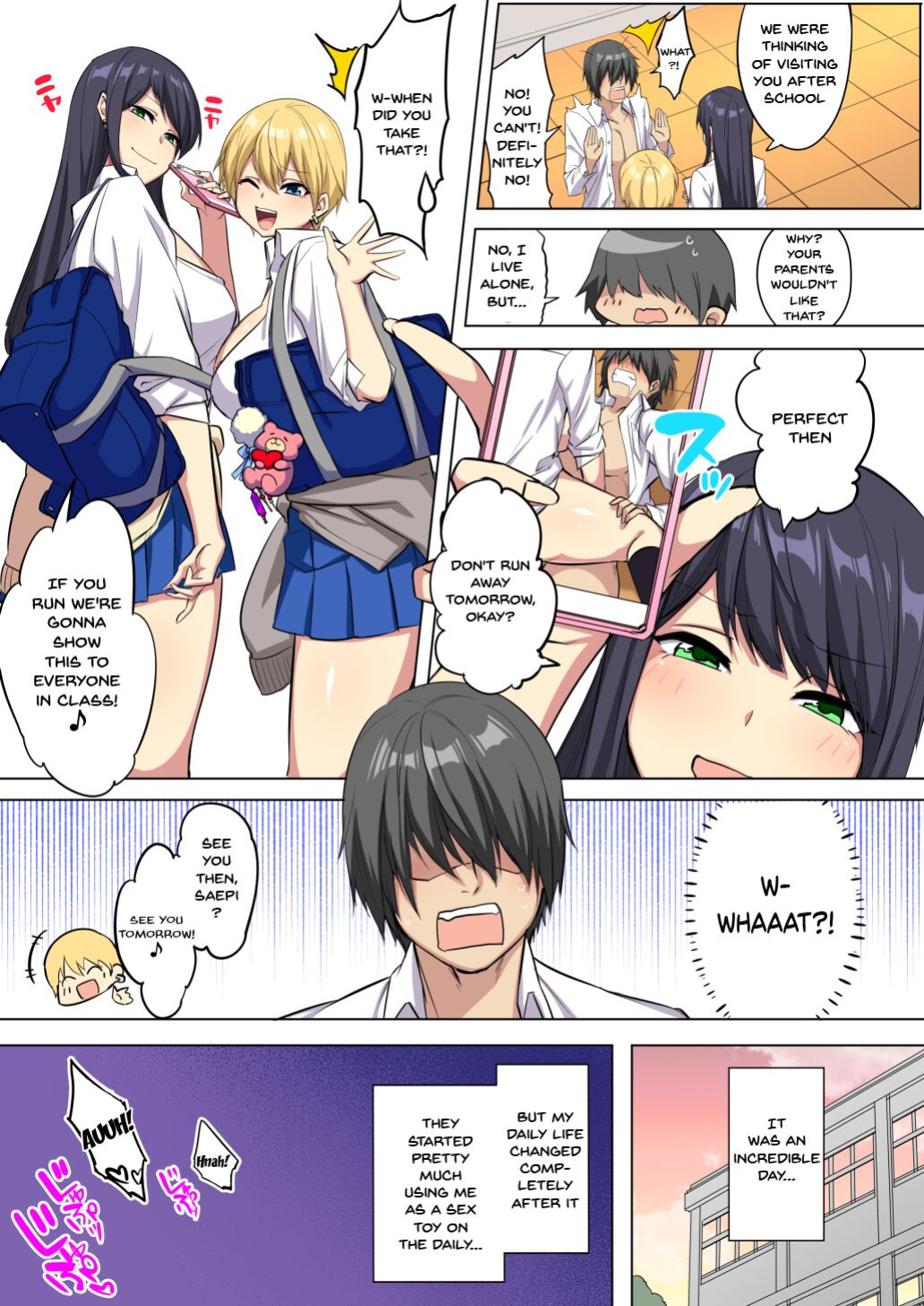 [Doushoku (Tamabon)] Ore no Dekachin ga Bakunyuu Bitch Gal-tachi ni Sakusei Saremakuru!! | My Big Cock Is Getting Squeezed By Huge Breasted Bitch Gals!!